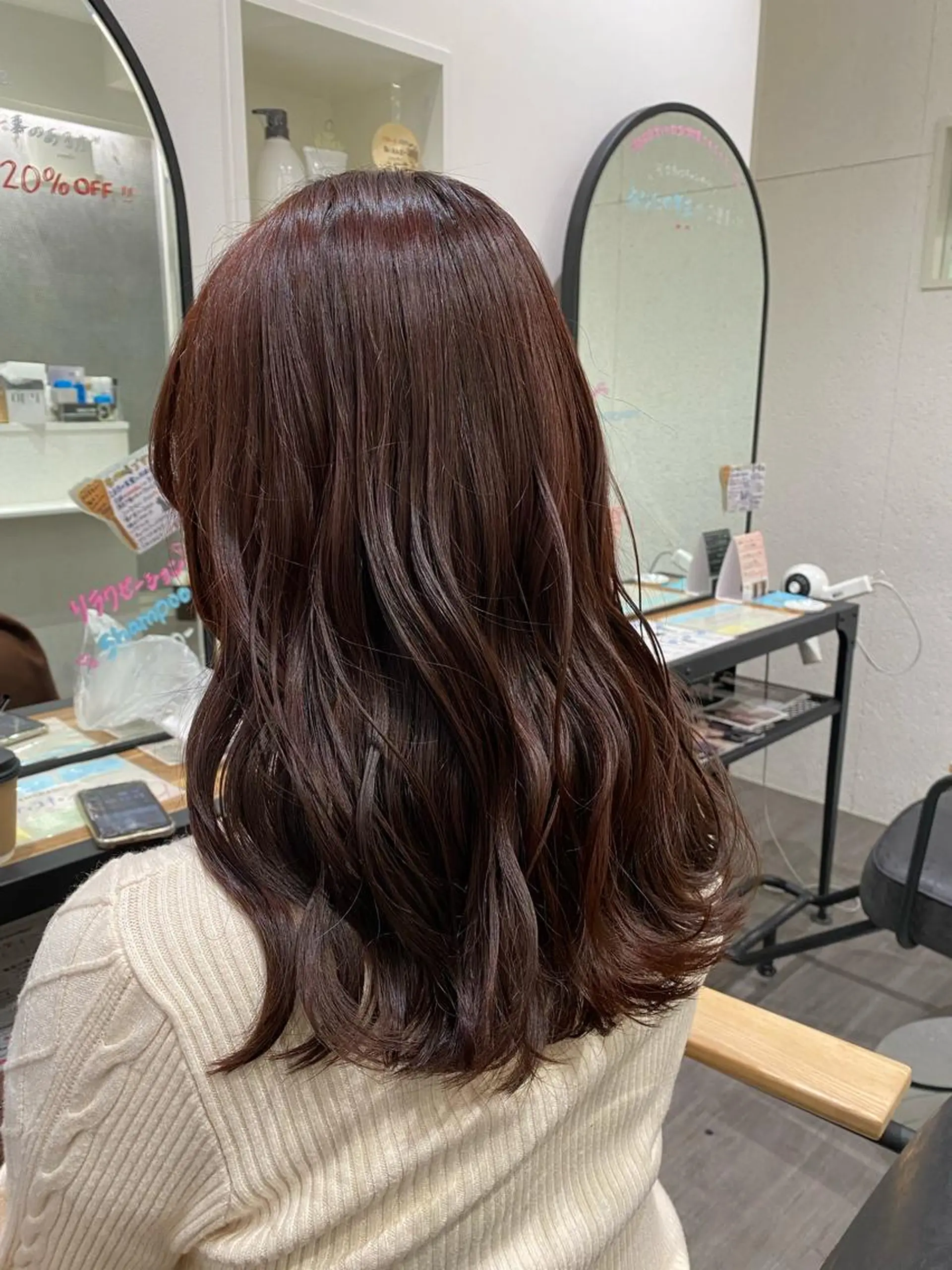 セミロング カット ヘアカラー cocotte🌿 amaneのマツエク・マツパデザイン