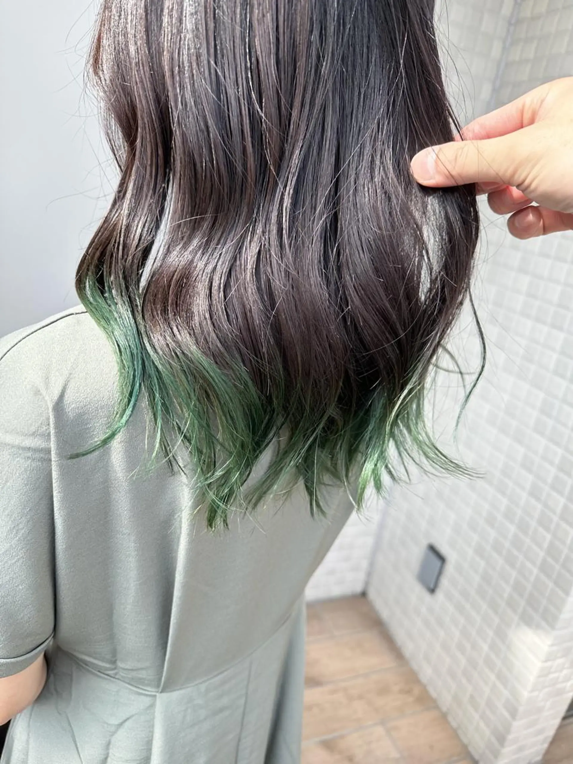 セミロング カラー ✨【公式】 juhl.横浜✨のヘアスタイル