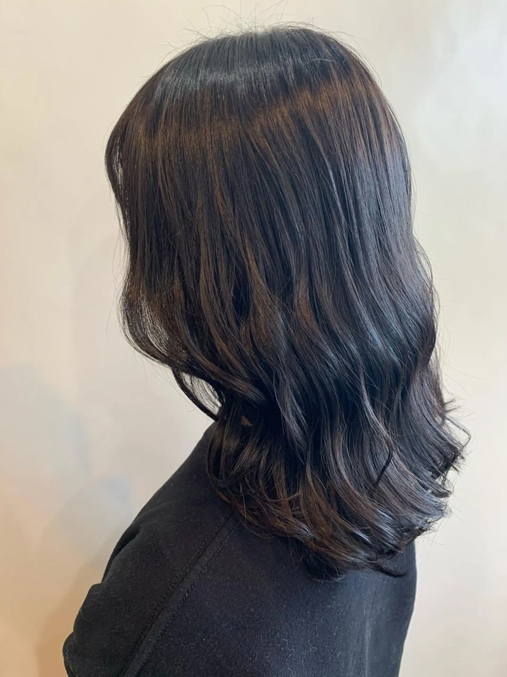 セミロング カット ヘアカラー FLAGS YAMATOのヘアスタイル