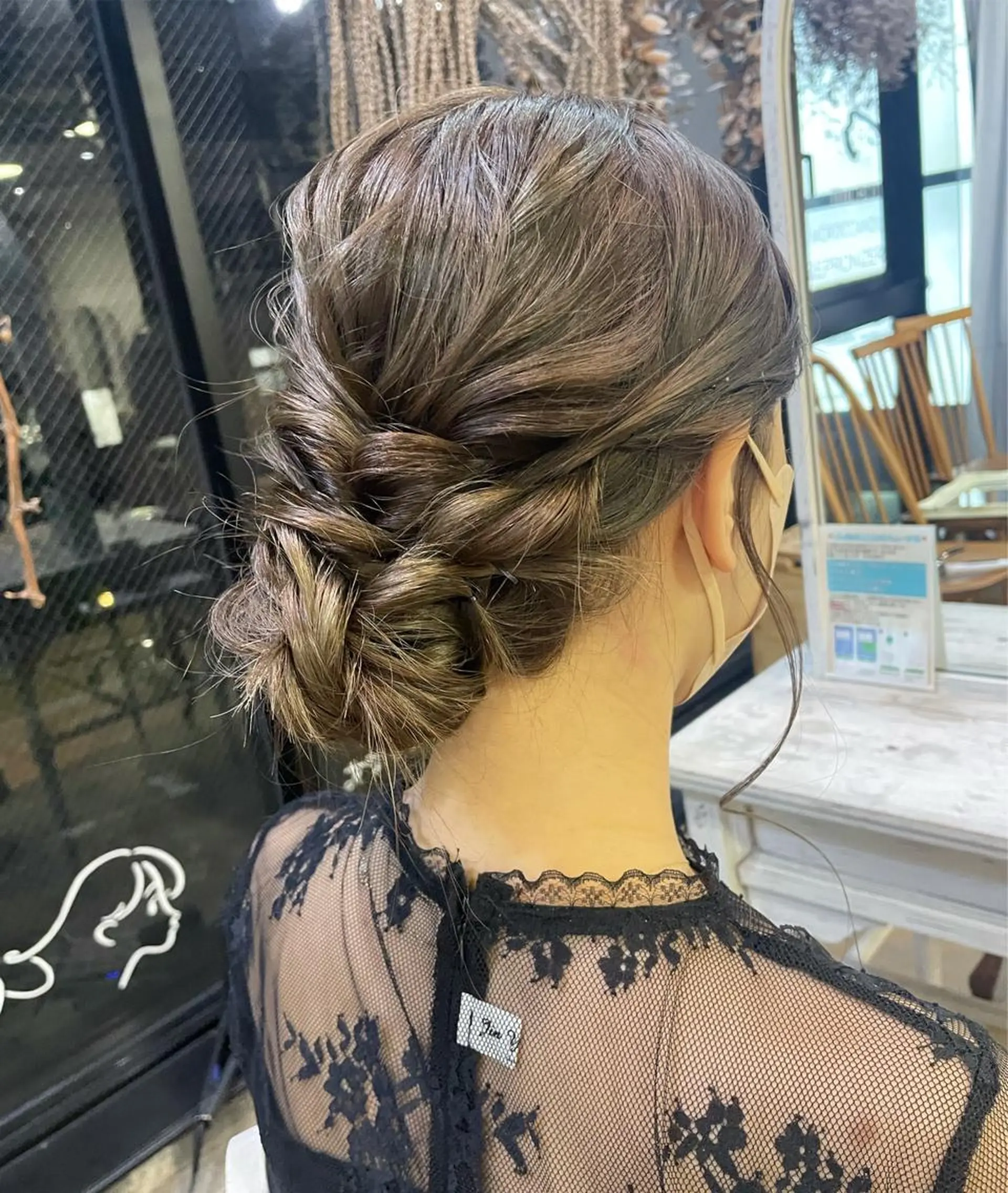 ロング ヘアアレンジ レイヤーカット/ 縮毛矯正/ミサキ💐のヘアスタイル