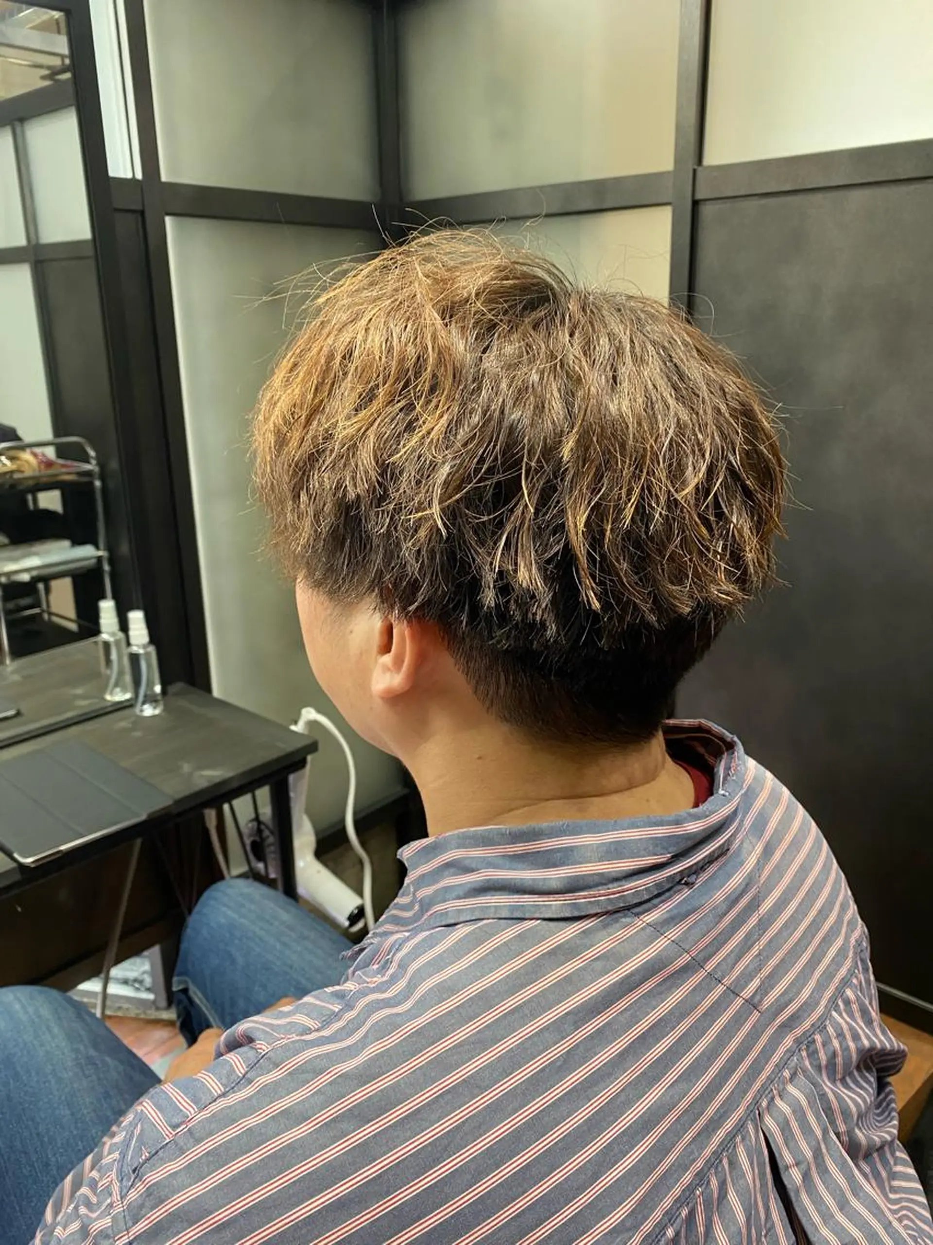 ショート メンズ カット パーマ Number CHIHIROのヘアスタイル