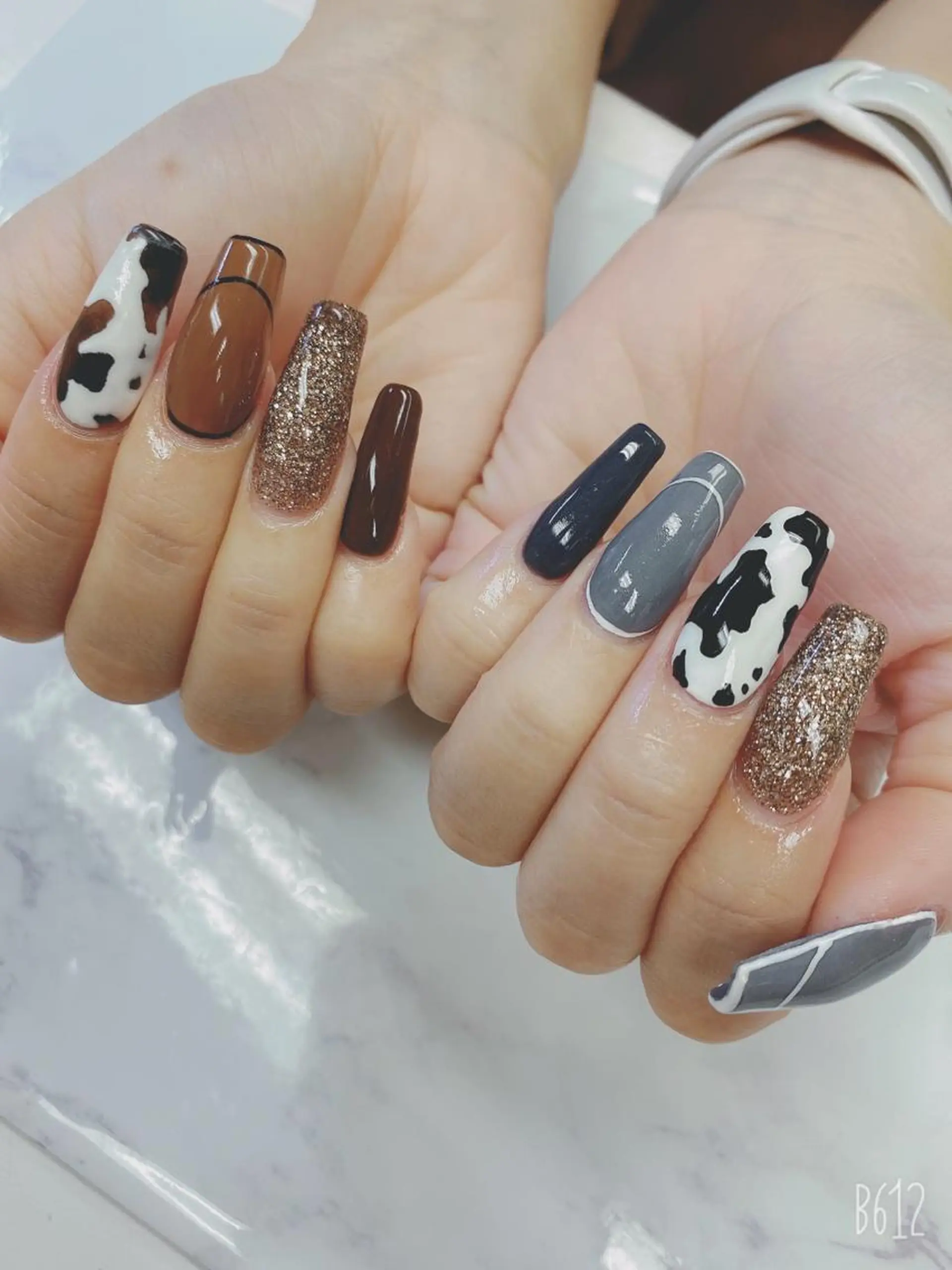 ロング ハンドネイル JNA認定講師🌸 RIEのネイルデザイン