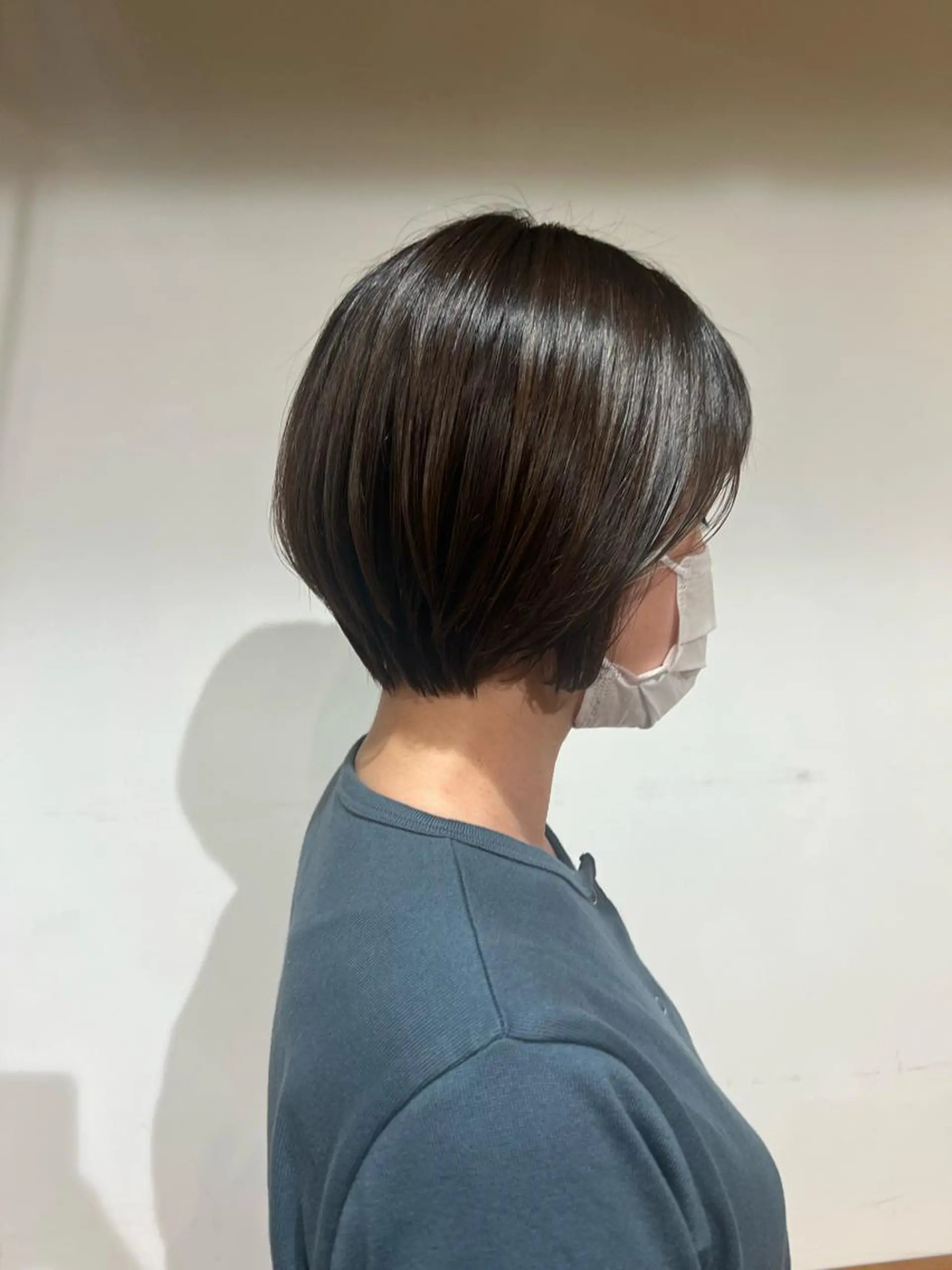 ショート ショートヘア カット トリートメント 長田 唯のヘアスタイル