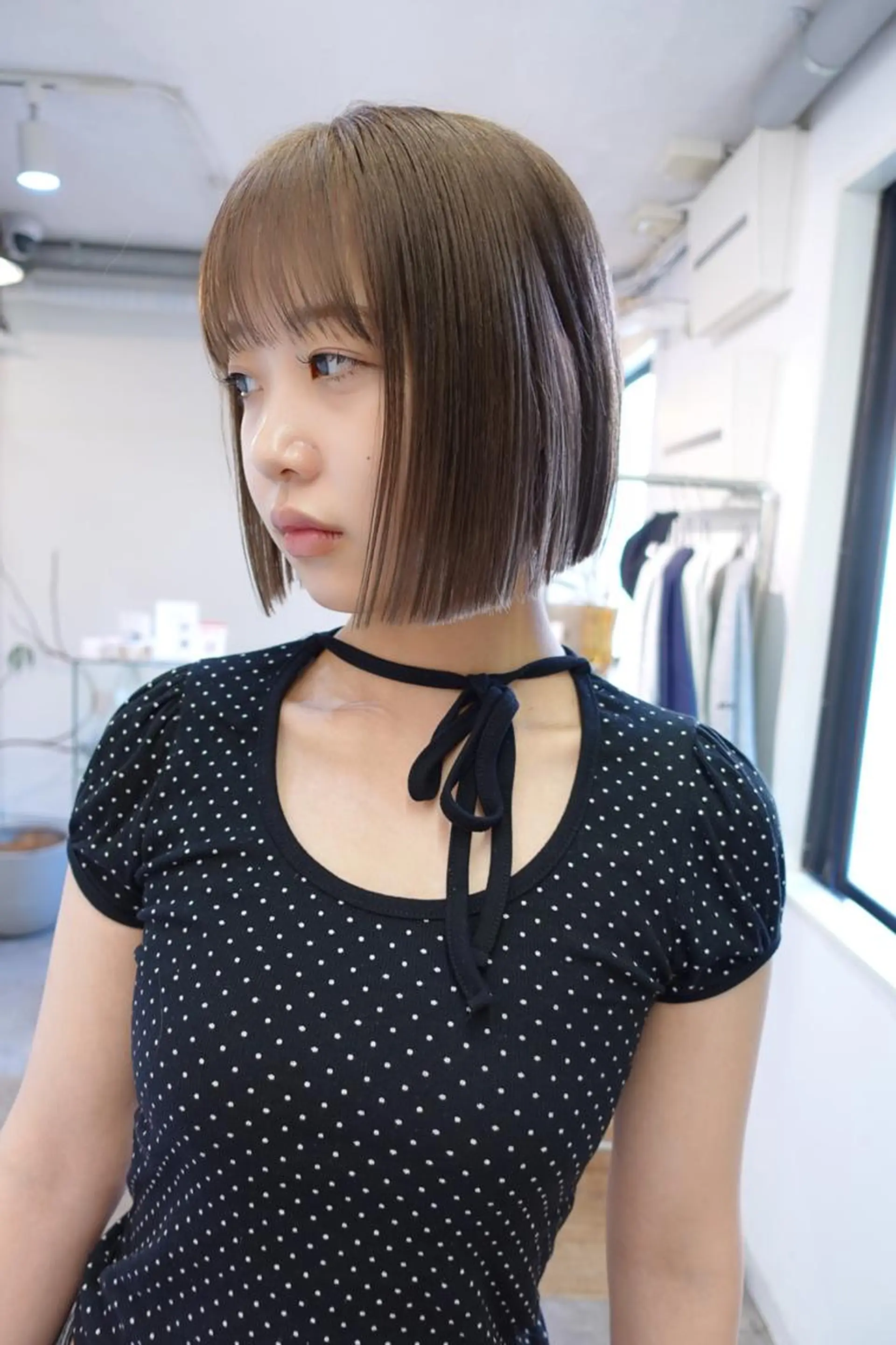 ショート カラー nelke/レイヤー 立川/ブリーチのヘアスタイル