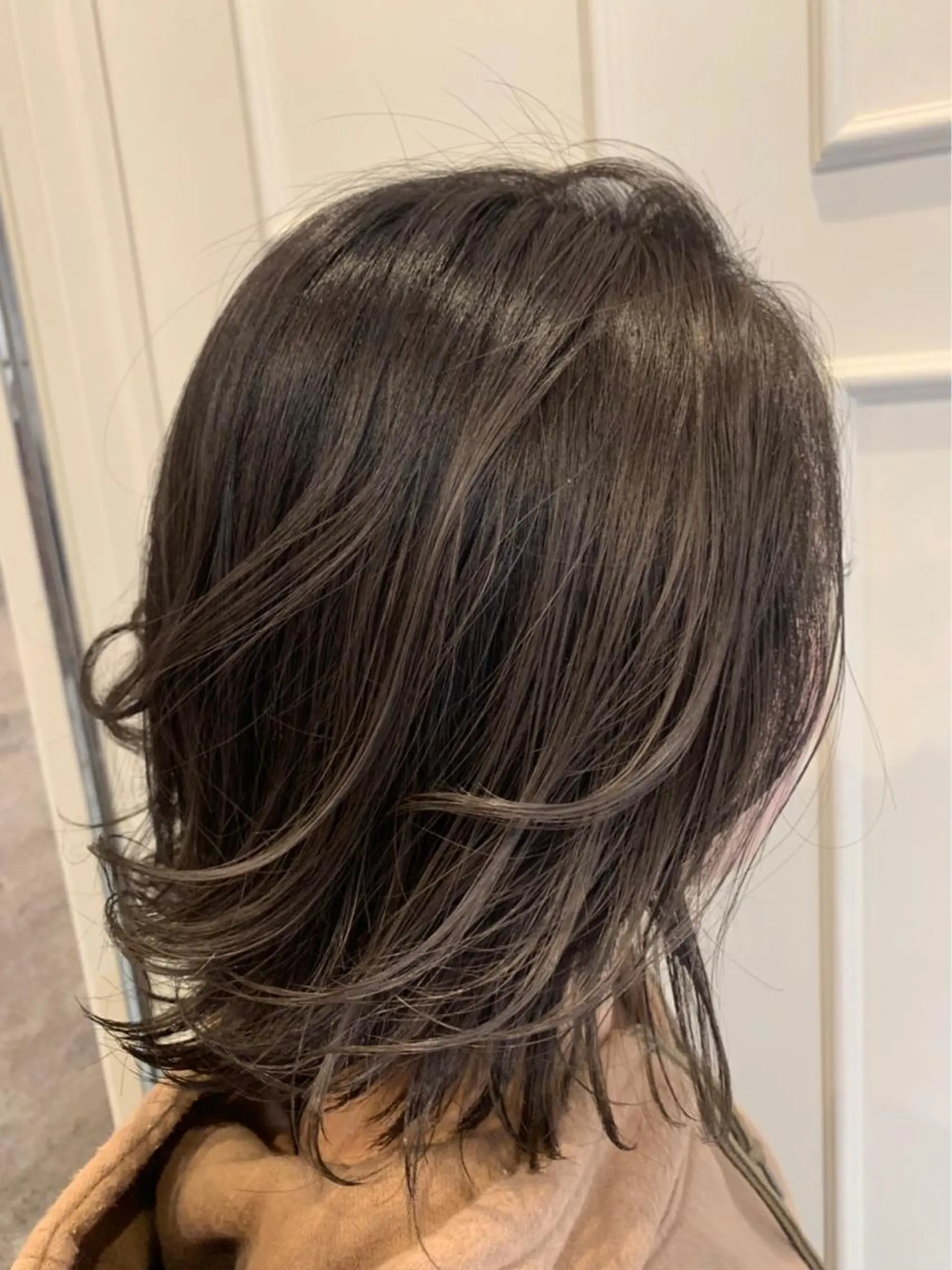 ミディアム カラー グレージュ 🫟Blanco🫟 Color&Careのヘアスタイル