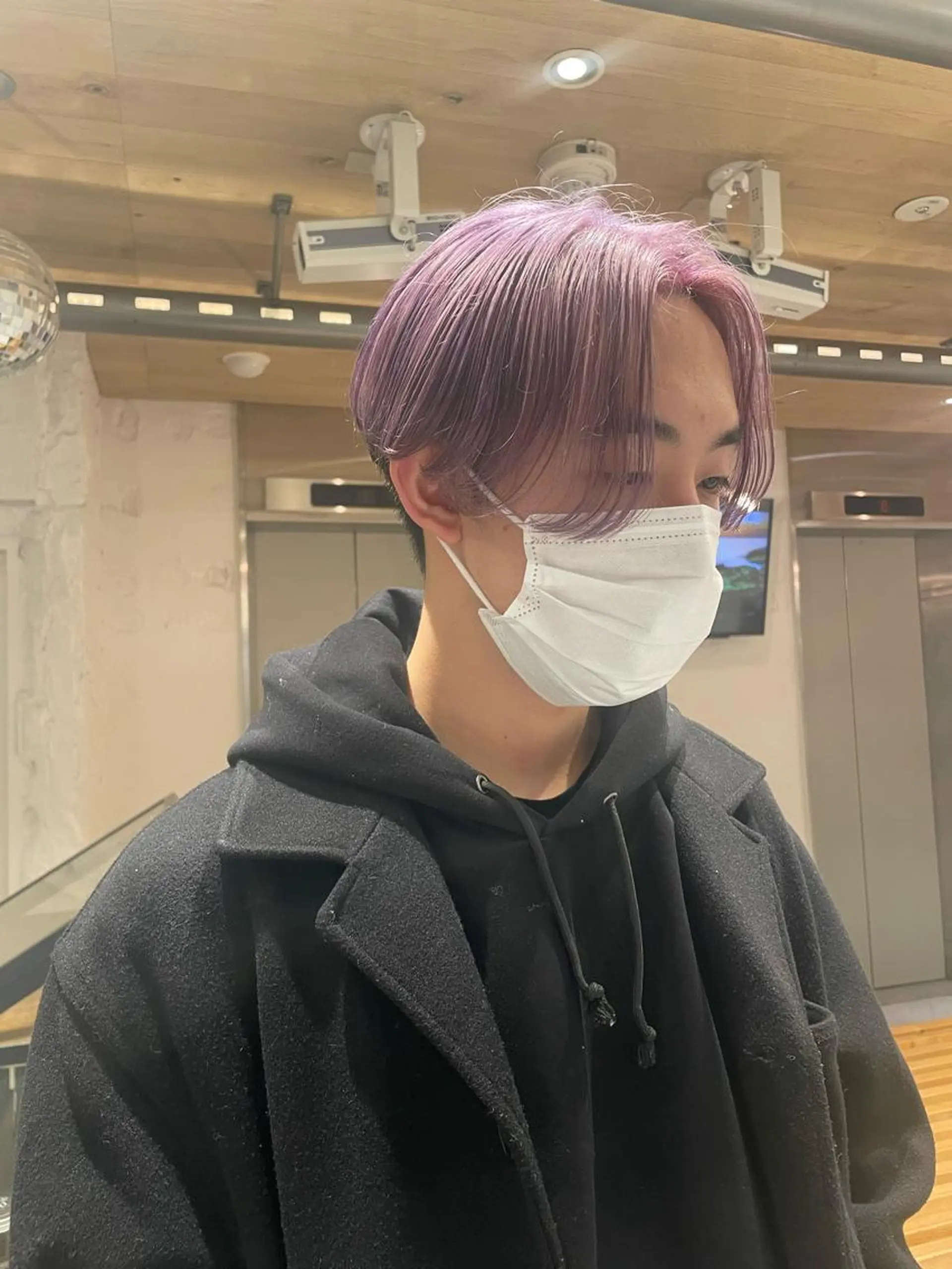 ミディアム カラー LUNTY NAMBA所属・艶ハイトーン👑♡ NATSUKIのヘアスタイル