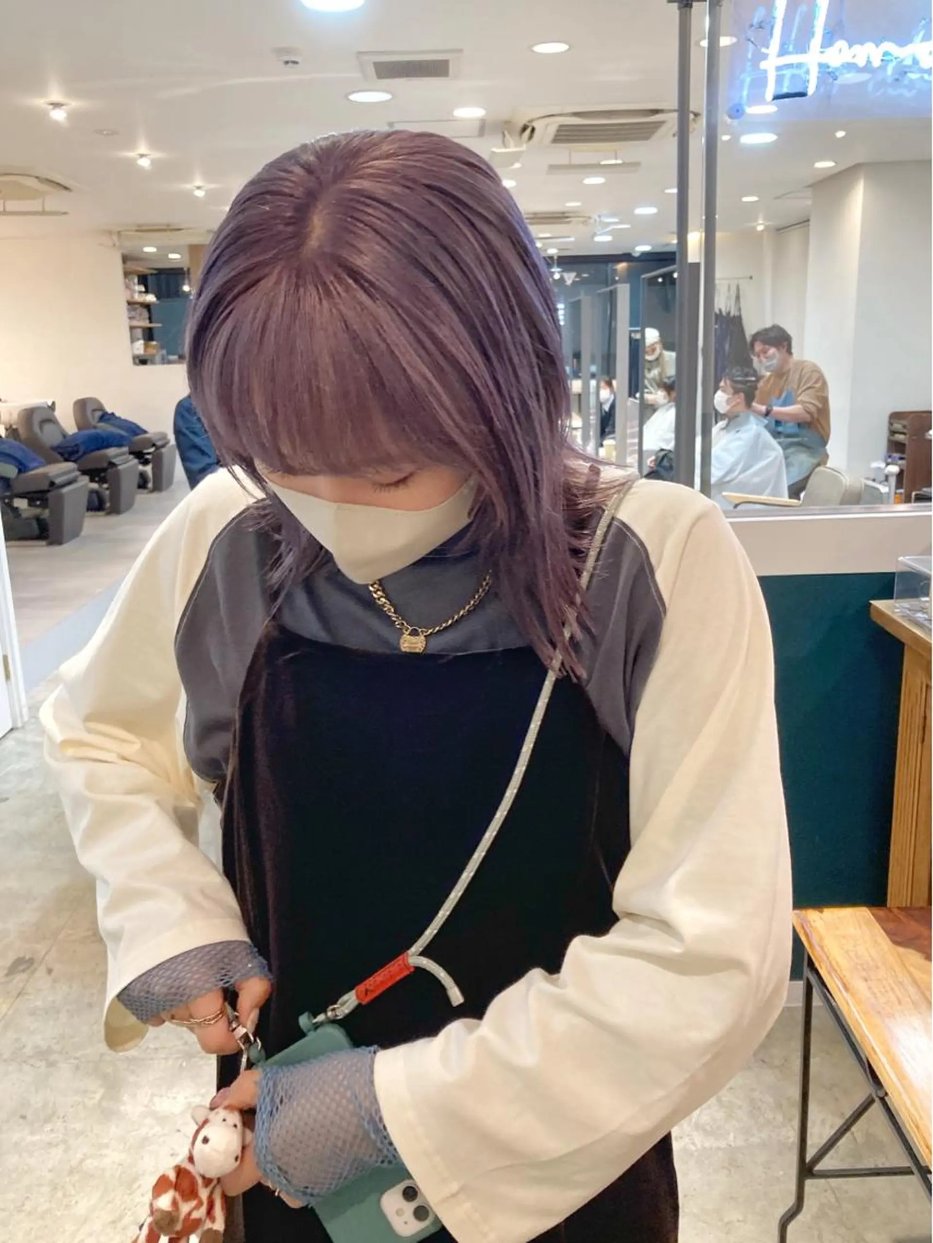 ミディアム カット ヘアカラー カラーリスト菅野 竜矢🌈のヘアスタイル