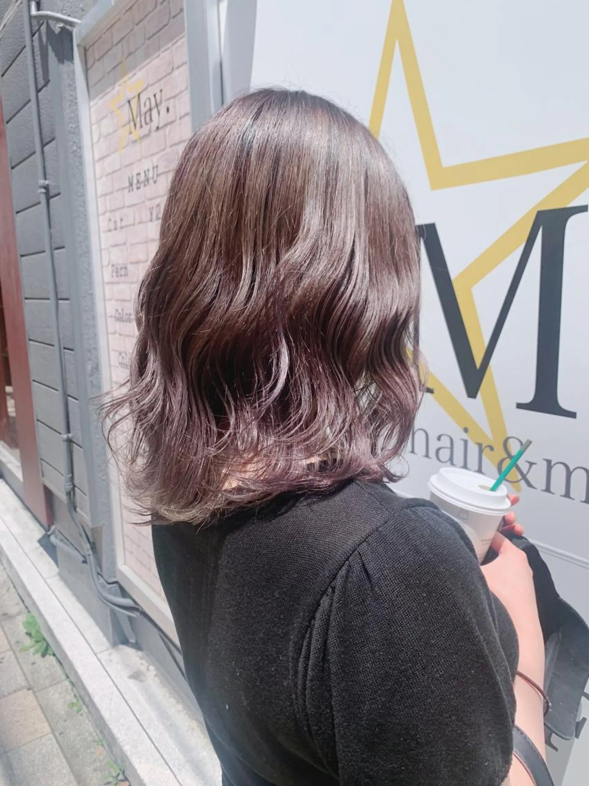 ミディアム カラー ヘアアレンジ ブリーチなし/ レイヤー🌿runaのヘアスタイル