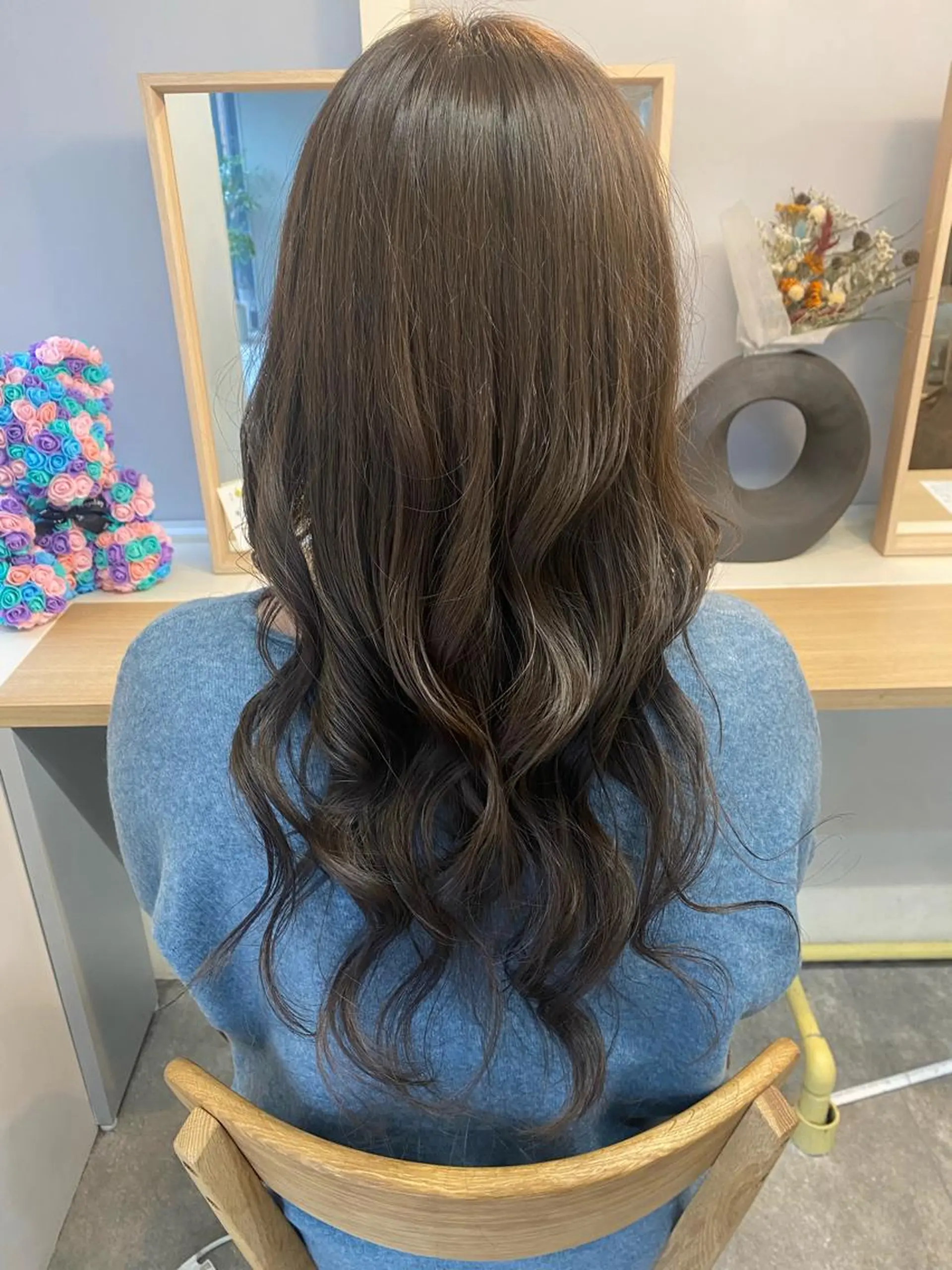 セミロング カラー ヘアアレンジ ヘアカラー ボブ /ニュアンス/ satomi🧸💖のヘアスタイル