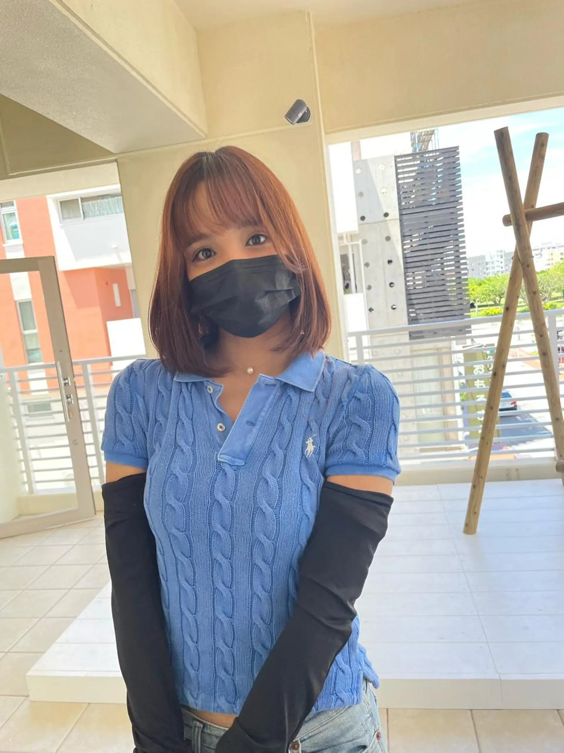 ショート アッシュ 韓国風カラー ボブ ハイライト 韓国風ヘア and K所属・and K 那覇新都心店のヘアスタイル