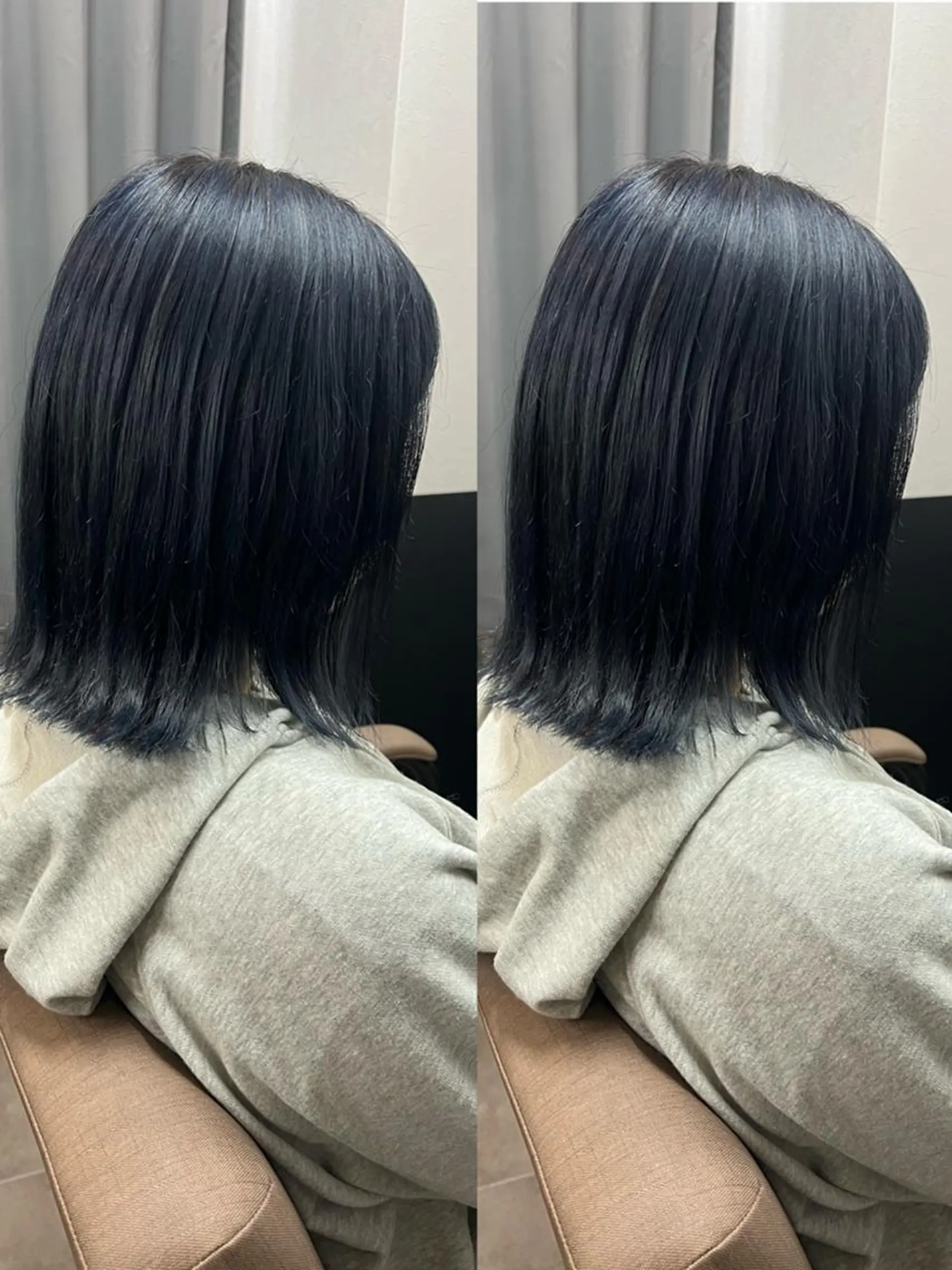 ミディアム カラー カット ヘアカラー トリートメント TELA HAIRのヘアスタイル