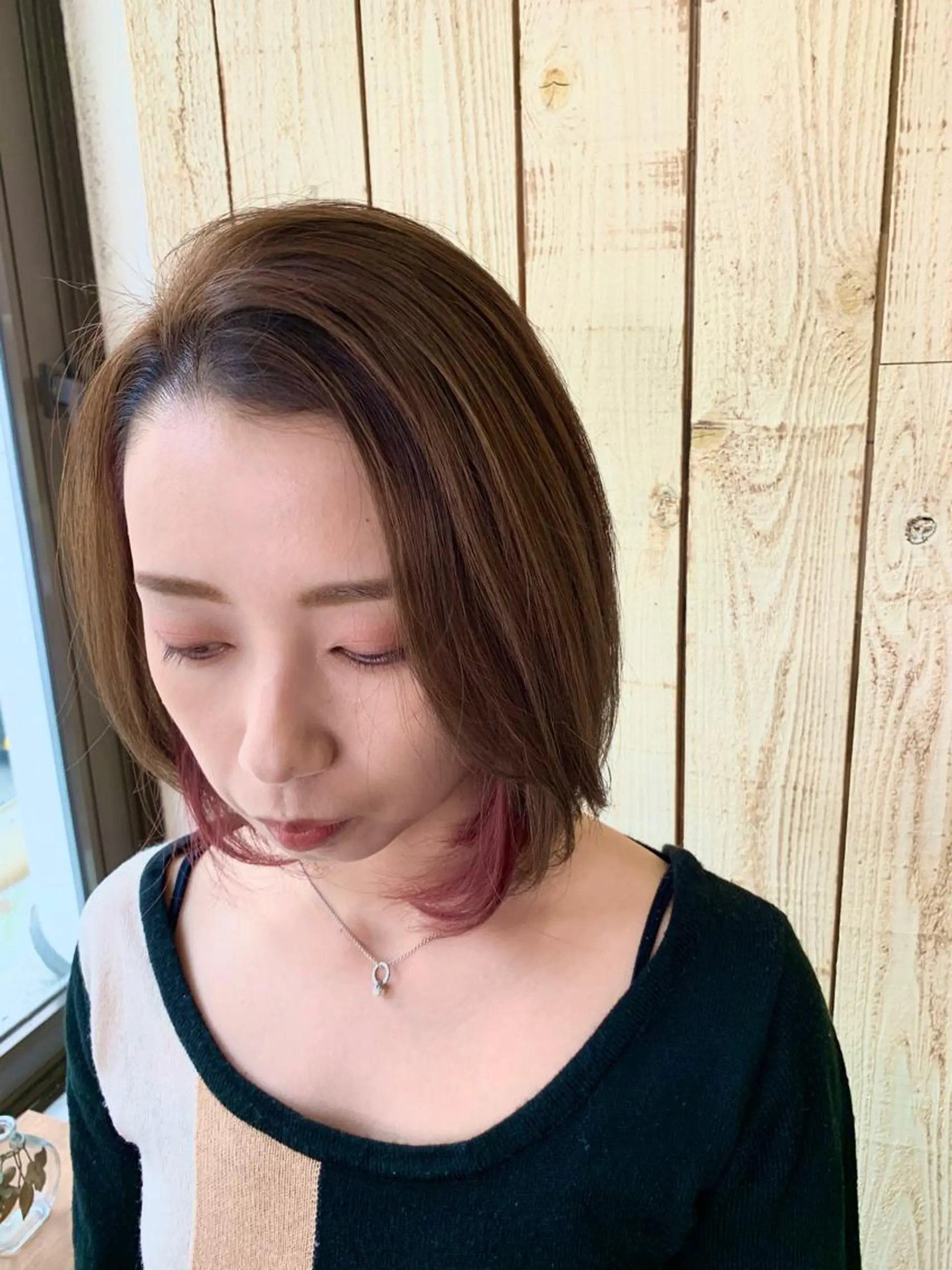 ショート カラー カット ヘアカラー トリートメント 透明感/ 美髪矯正/田中恭のヘアスタイル