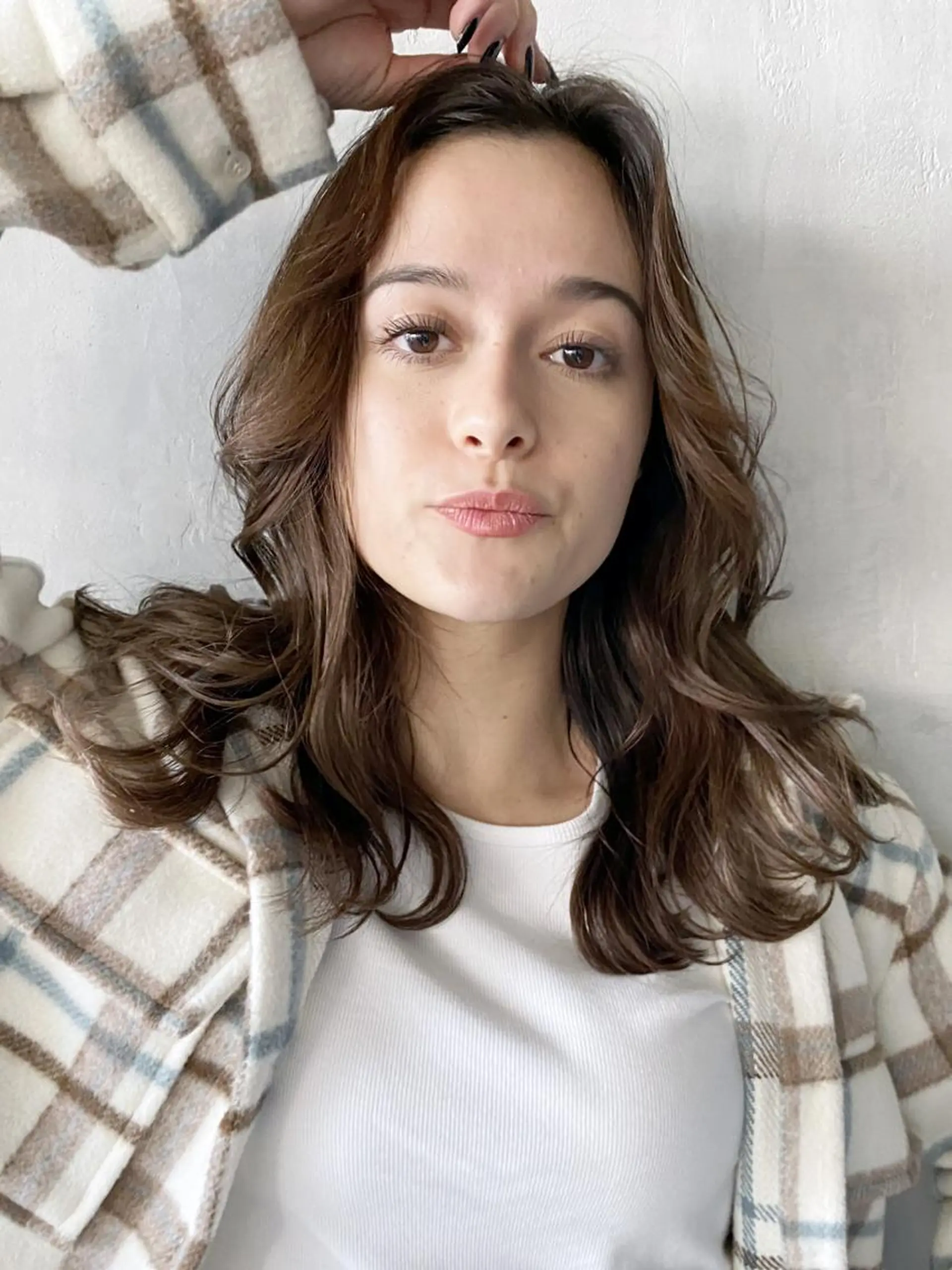 ロング カラー パーマ ヘアアレンジ 顔周りカット ITbyALBUM 浦和店のヘアスタイル