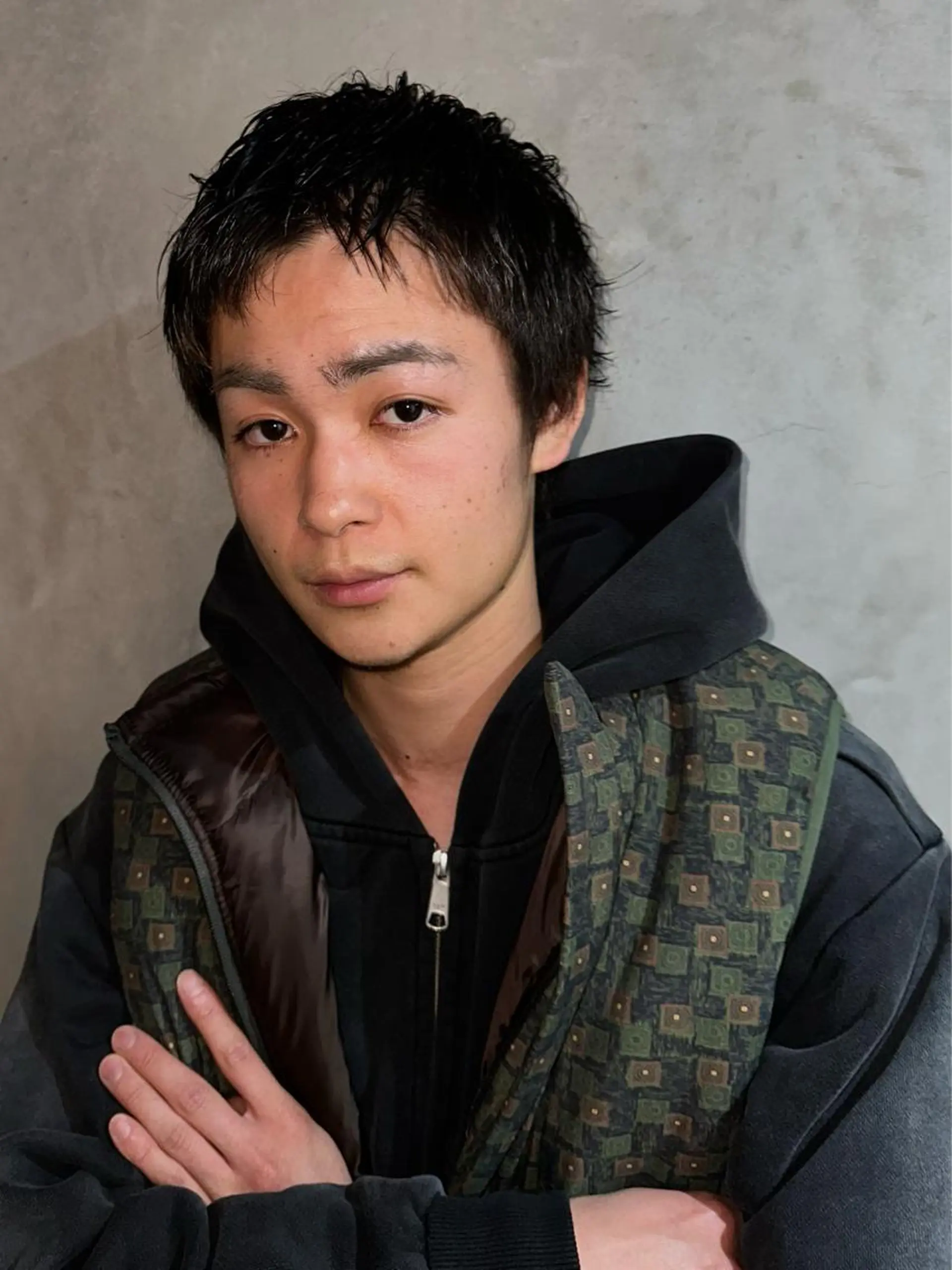 ショート メンズ 國井 廉のヘアスタイル