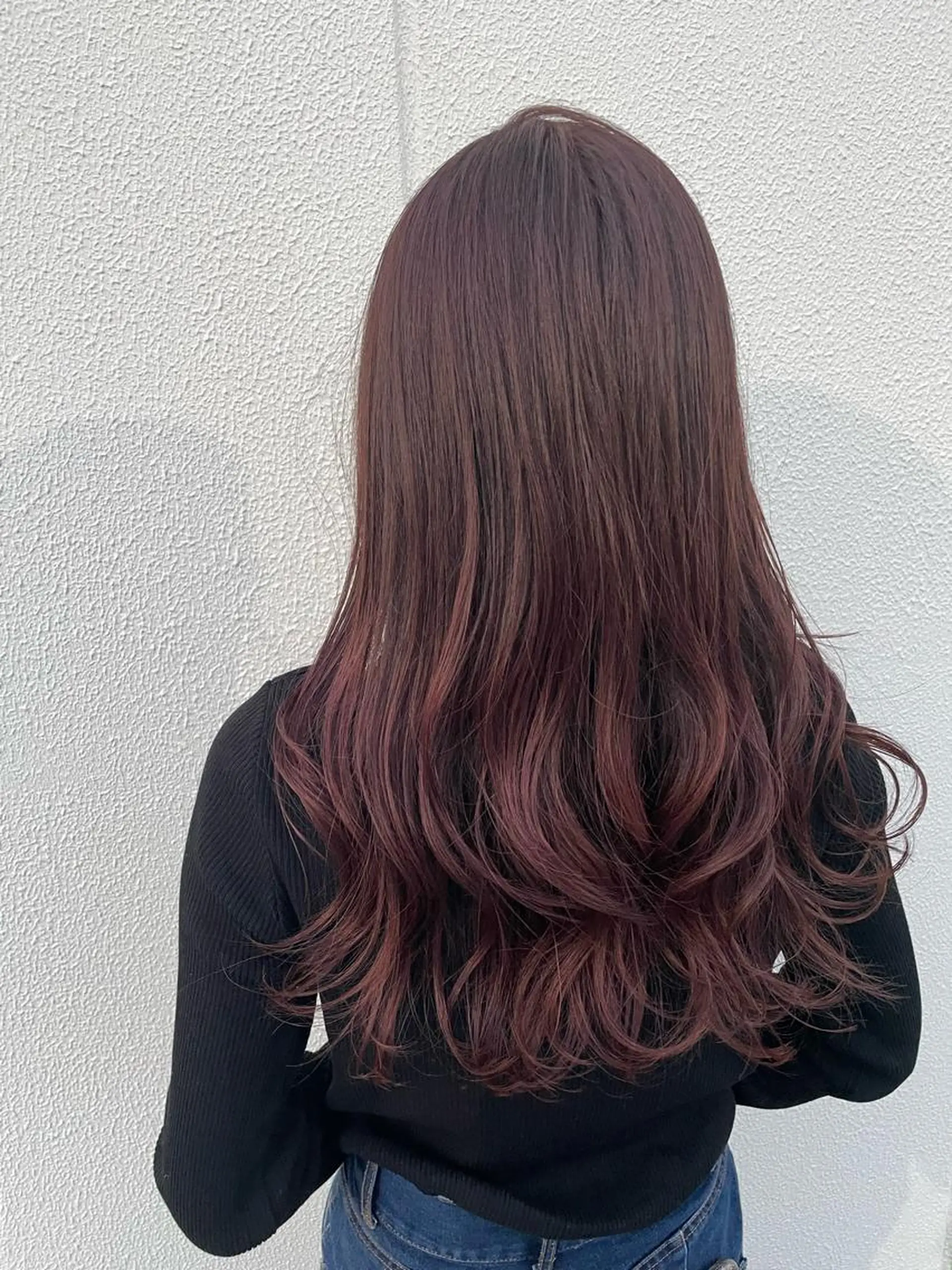 ロング カット ヘアカラー トリートメント GOAT_茅ヶ崎 キシ サクラのヘアスタイル