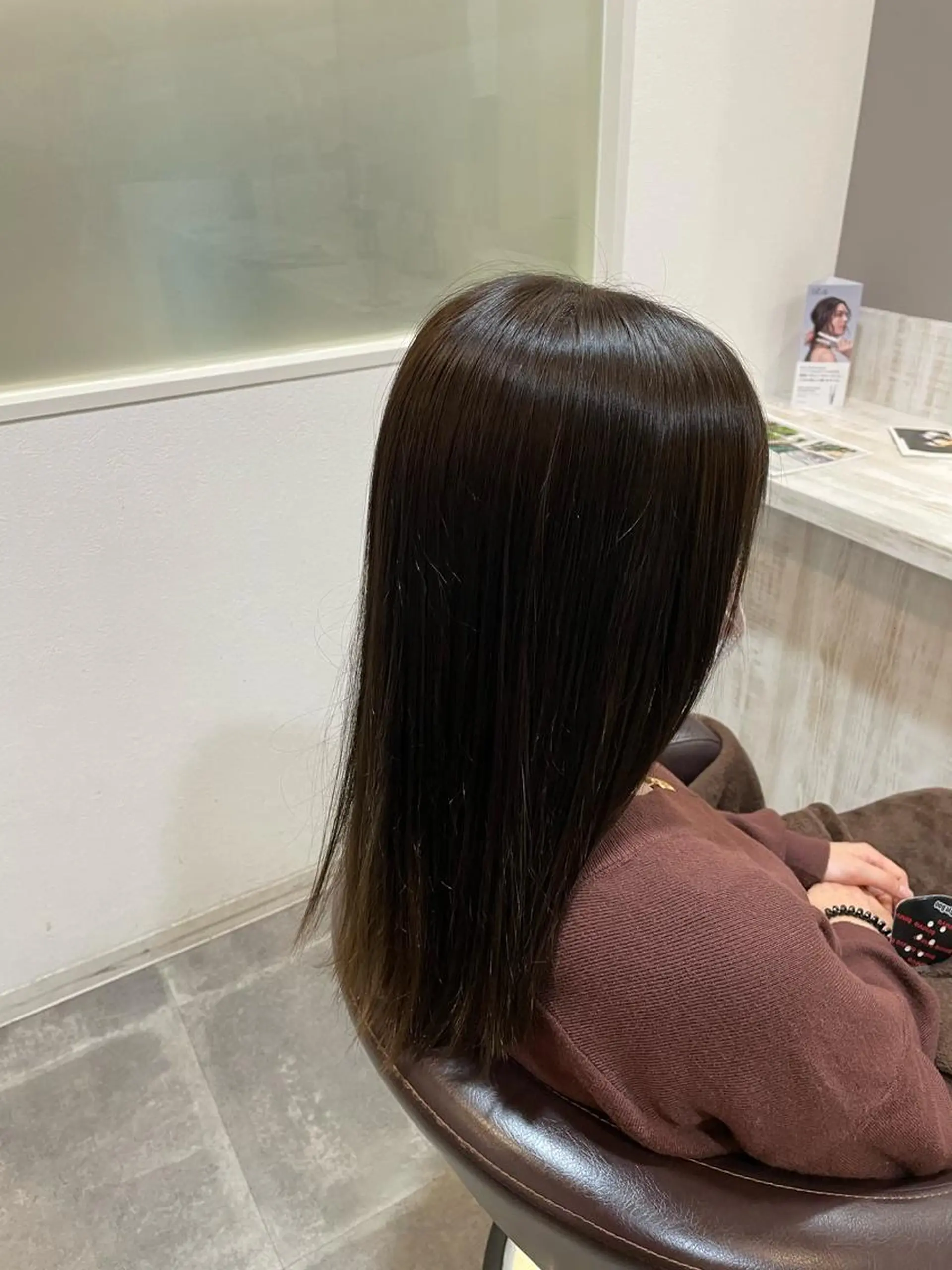 セミロング 【艶カラー⠀】坂東 要のヘアスタイル