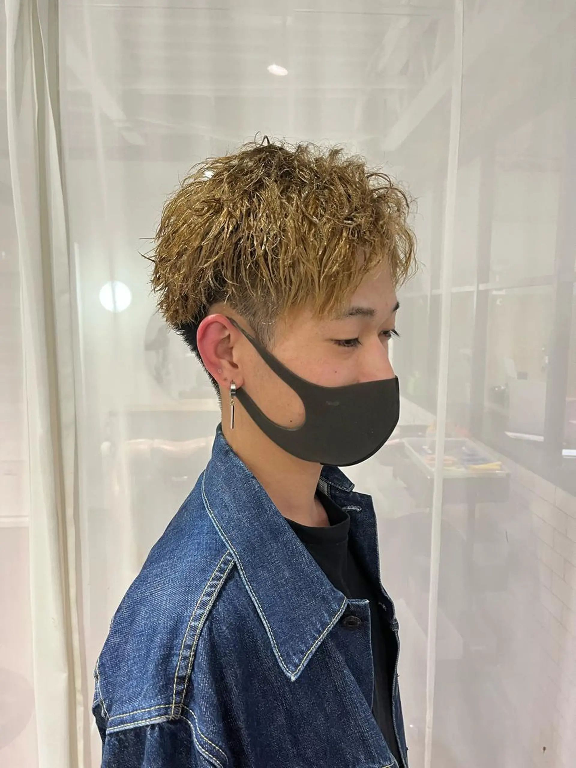 ショート パーマ メンズ 京都駅メンズカット/ パーマ/Keigoのヘアスタイル