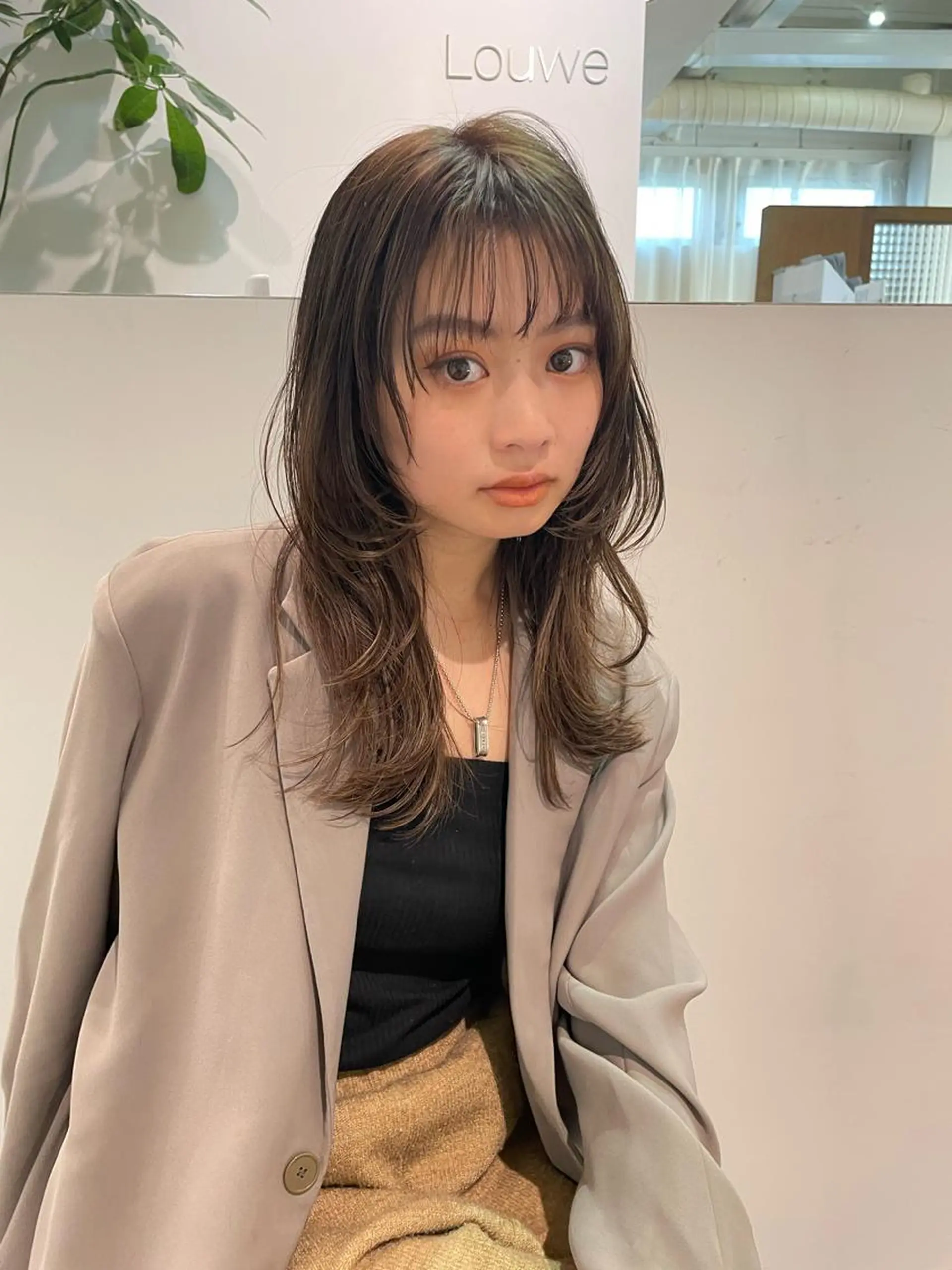 ロング カラー レイヤーカット ヘアカラー レイヤーカット🎀 kanaのヘアスタイル