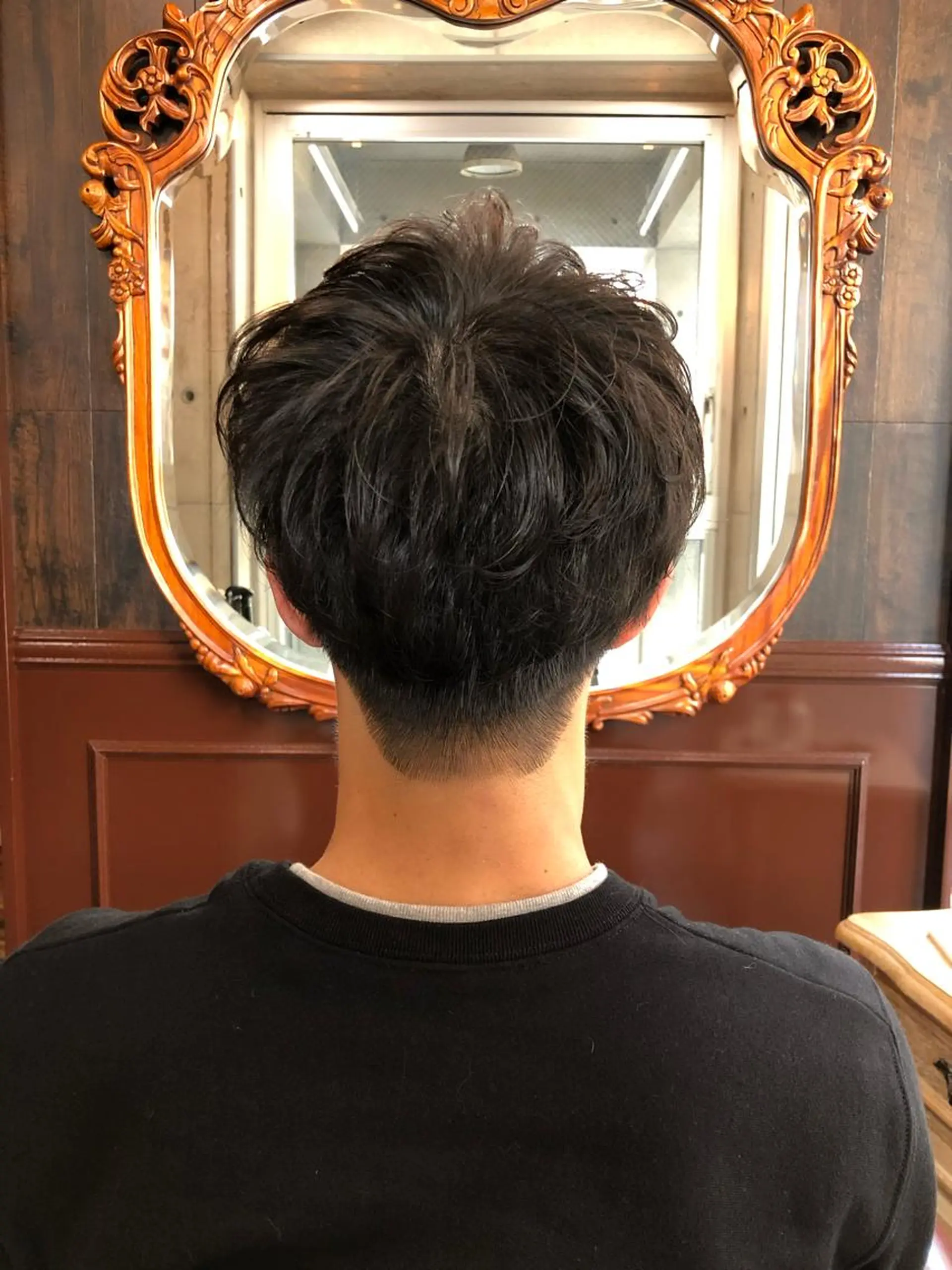 ショート パーマ メンズ kico home 肥後橋店所属・似合わせレイヤー 阿波座/ふじむらのヘアスタイル