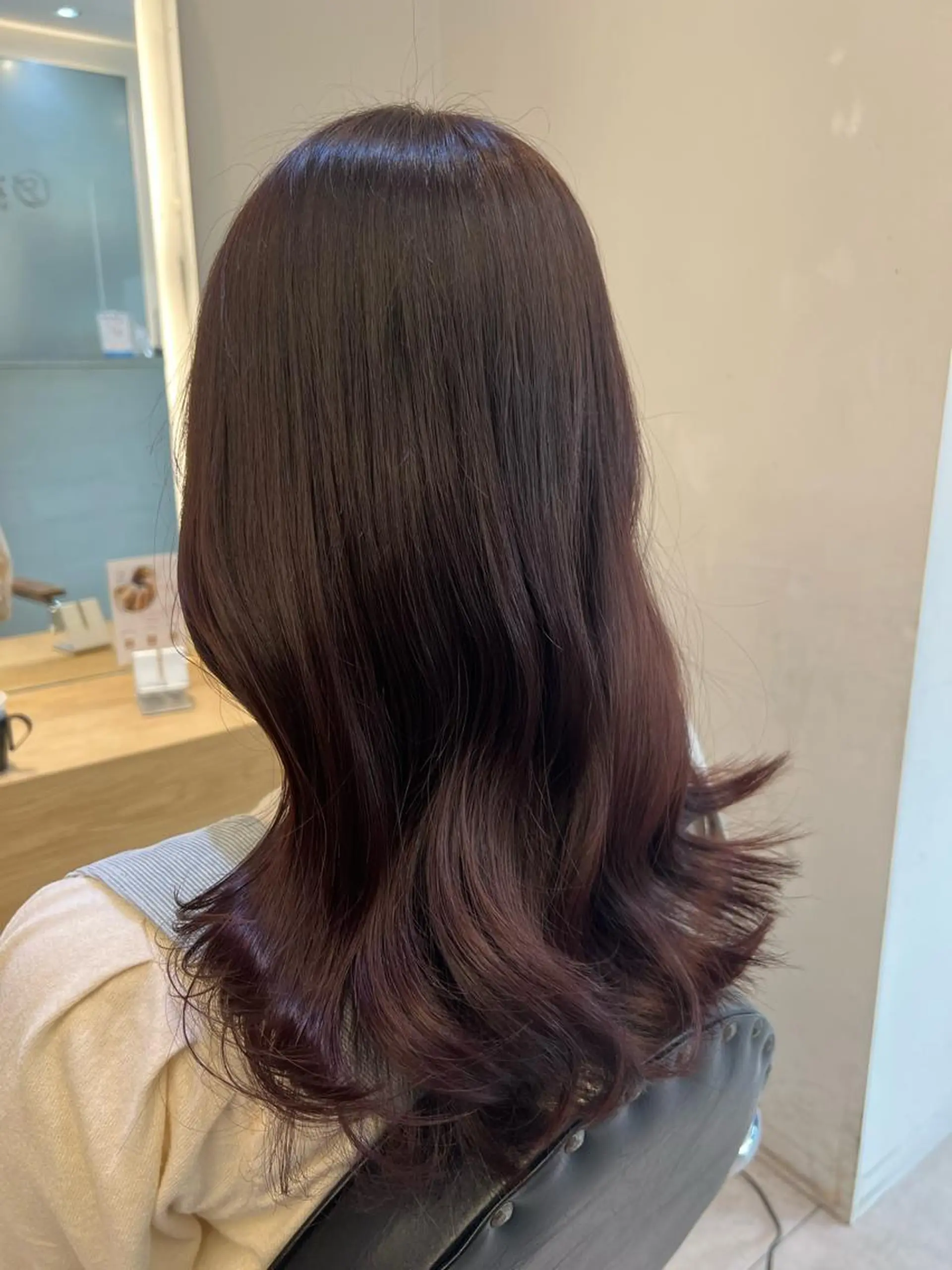 セミロング カット ヘアカラー トリートメント ♡可愛い艶髪特化♡ 艶髪先生のヘアスタイル