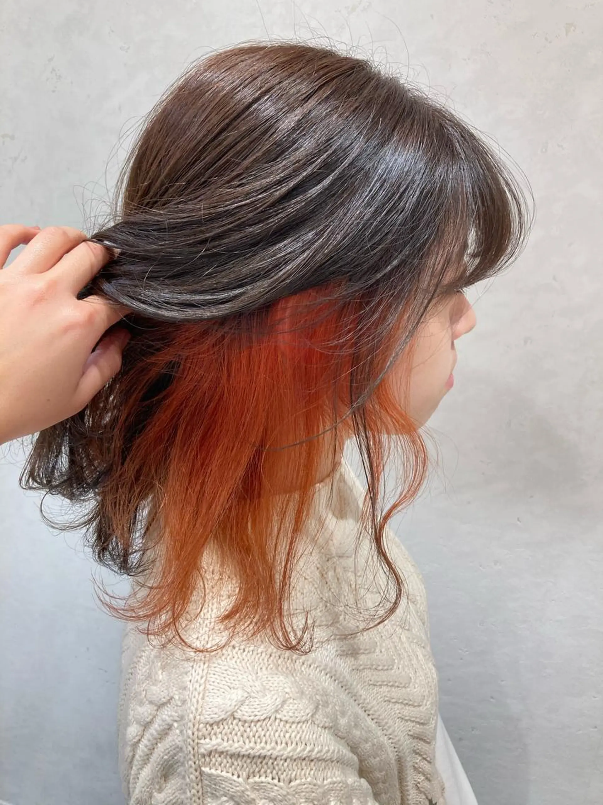 カラー nono/パーマ /顔まわりカット🐈のヘアスタイル