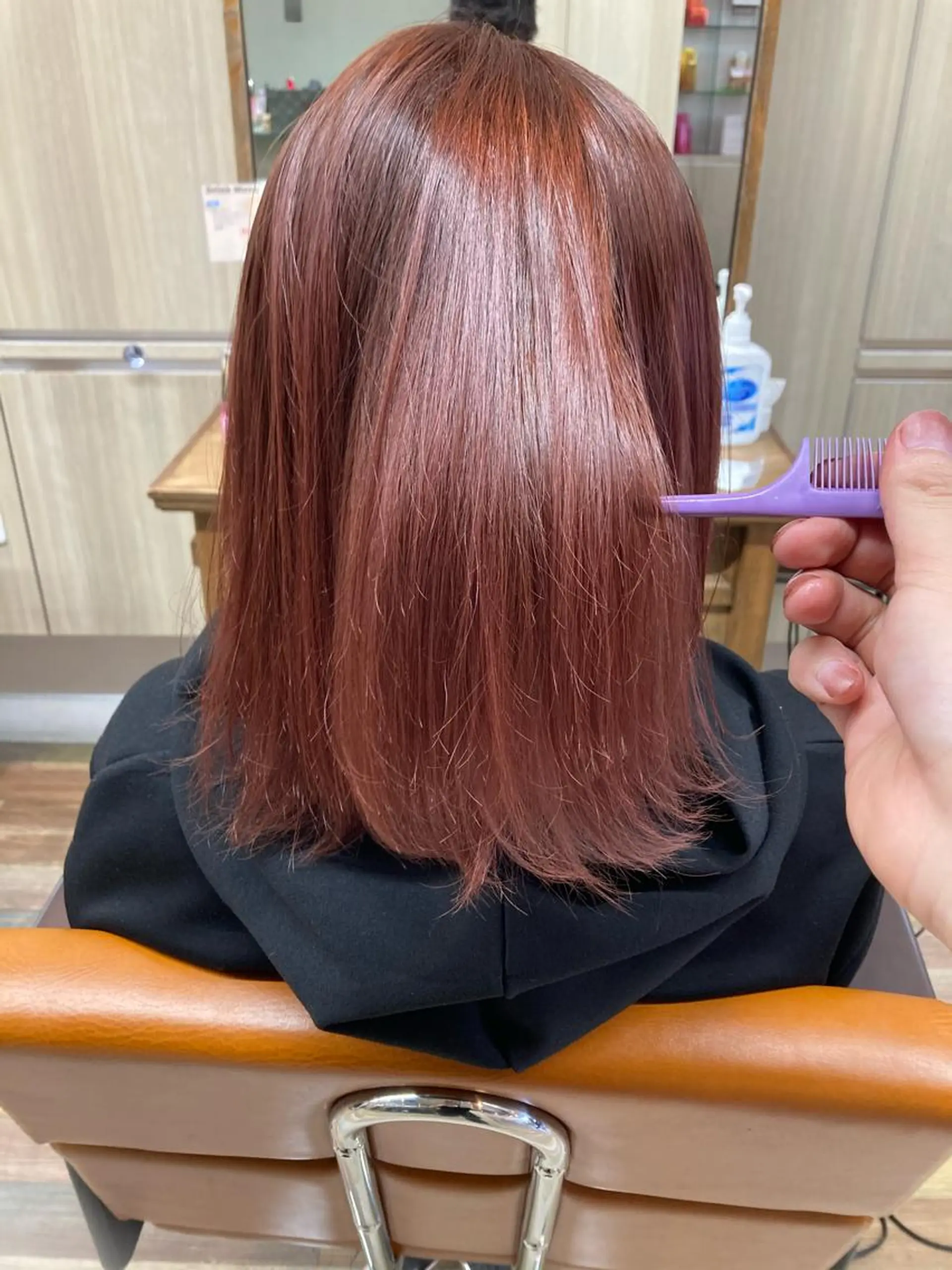 ミディアム カラー ヘアカラー トリートメント ヘアセット ✂️似合わせの魔術師 石田一樹✂️のヘアスタイル