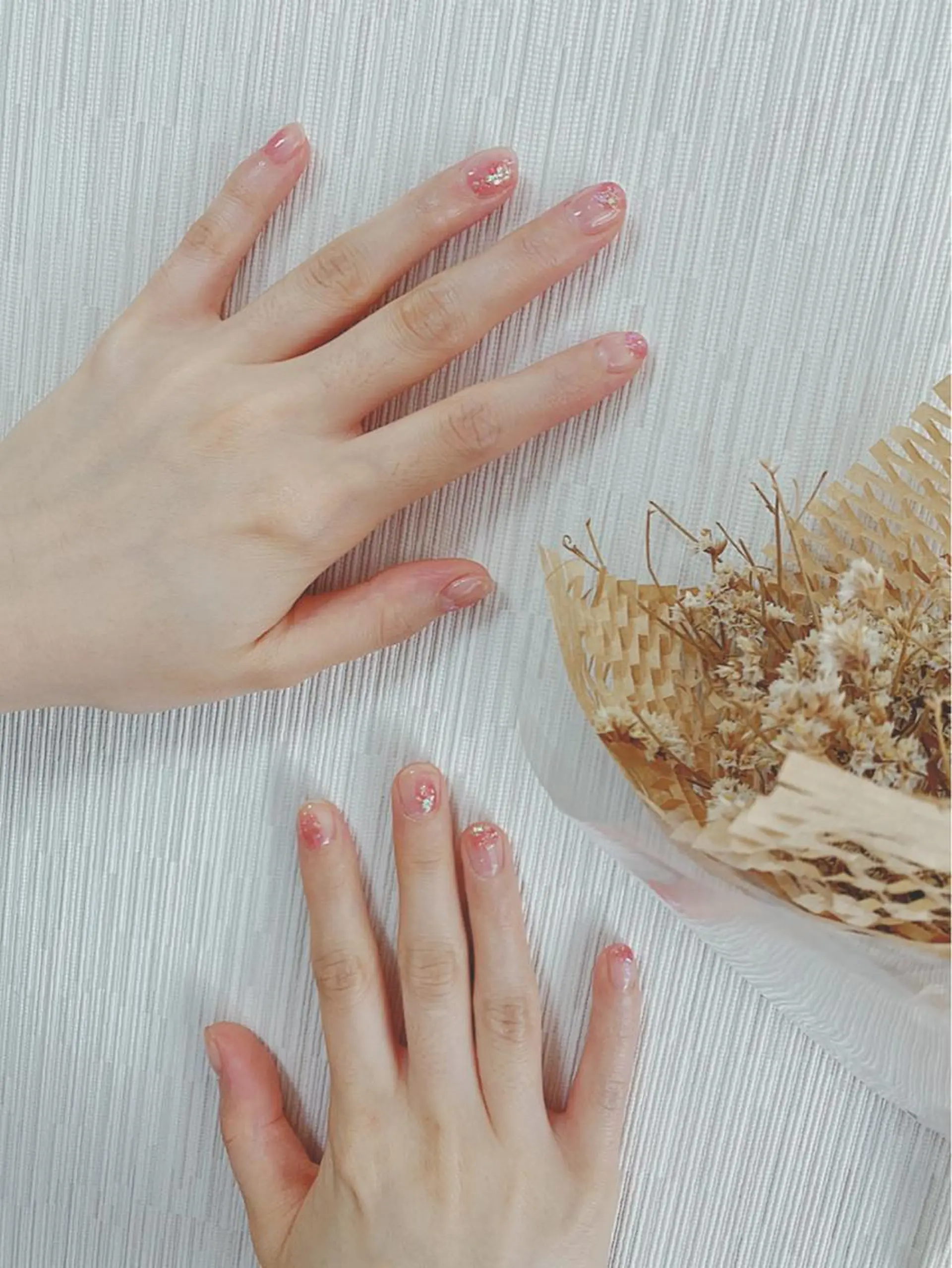 ネイル ハンドネイル ネイルPetit Ribbonのネイルデザイン