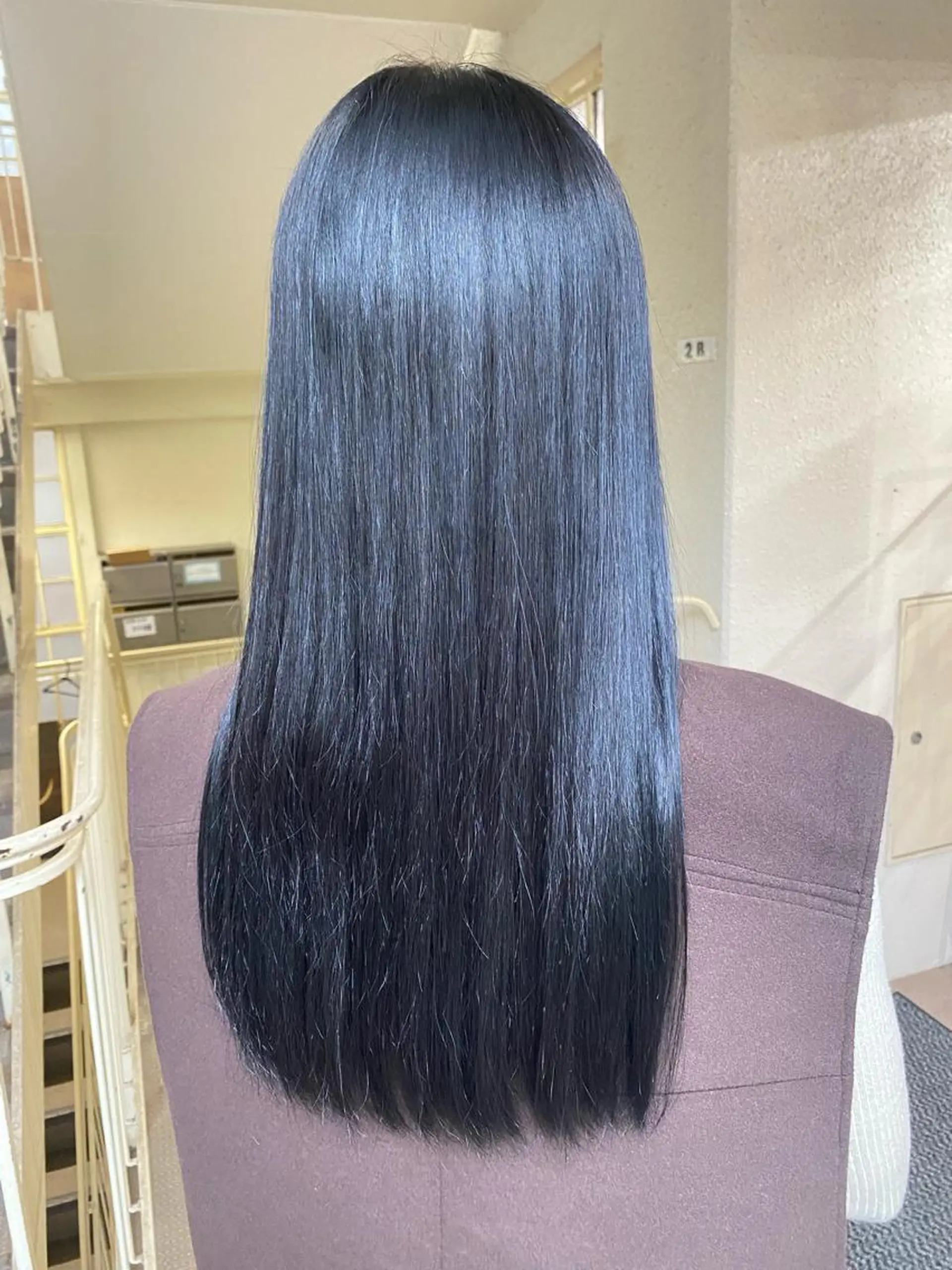 ロング カラー 韓国風ヘア ヘアカラー トリートメント 🌟🍒ハイトーン 韓国ヘア/ユウミのヘアスタイル