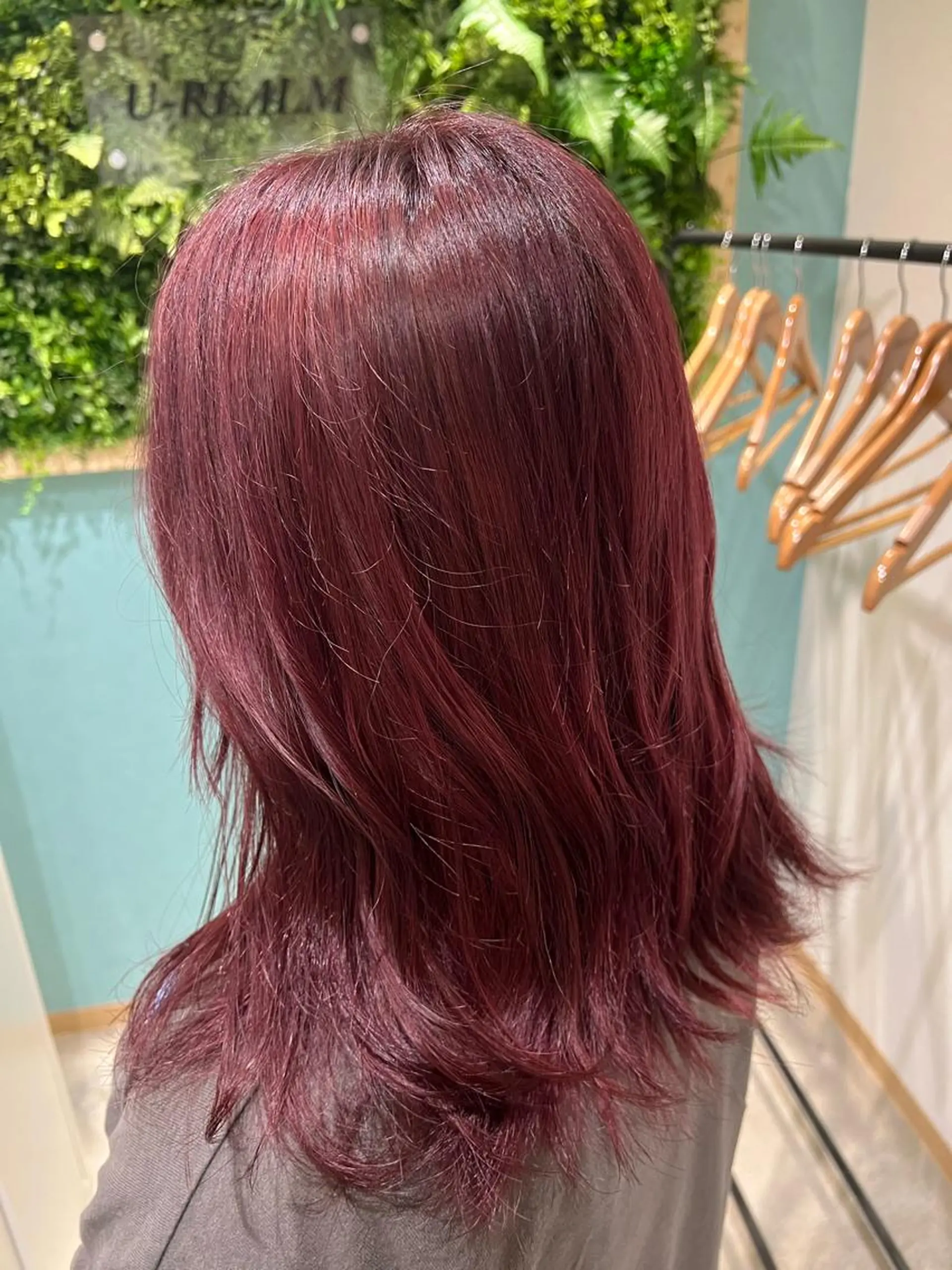 ミディアム カラー きど さやかのヘアスタイル