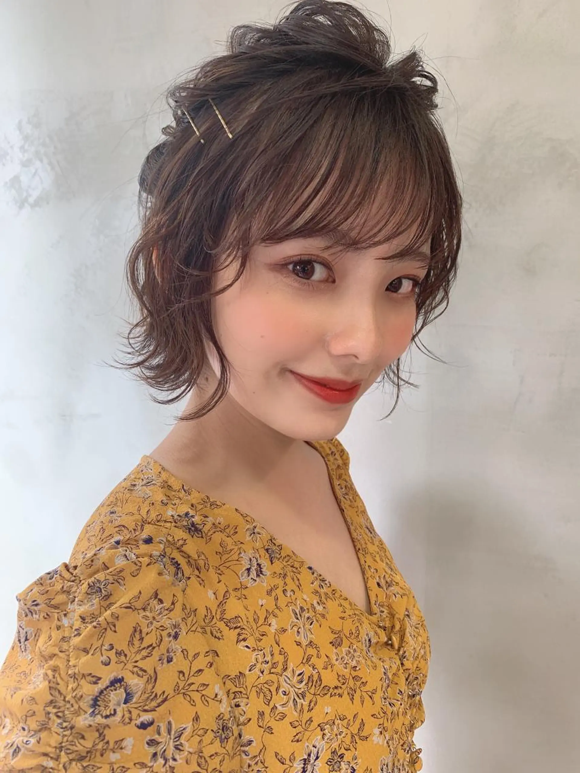 ヘアアレンジ 本町/新町/心斎橋 透明感カラーSANCのヘアスタイル