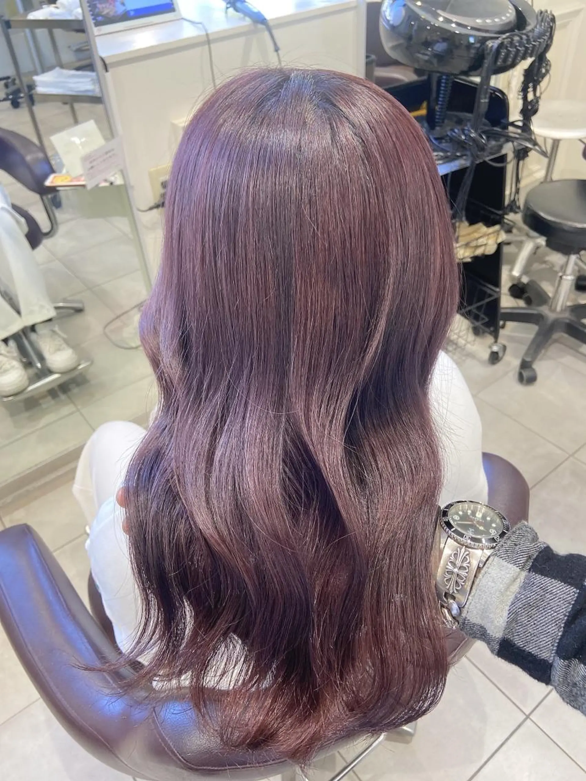 ロング カラー アクアカラー ダブルカラー グラデーションカラー ハイライトカラー イルミナカラー カット ヘアカラー トリートメント 韓国/色気/レイヤー /avance天王寺のヘアスタイル