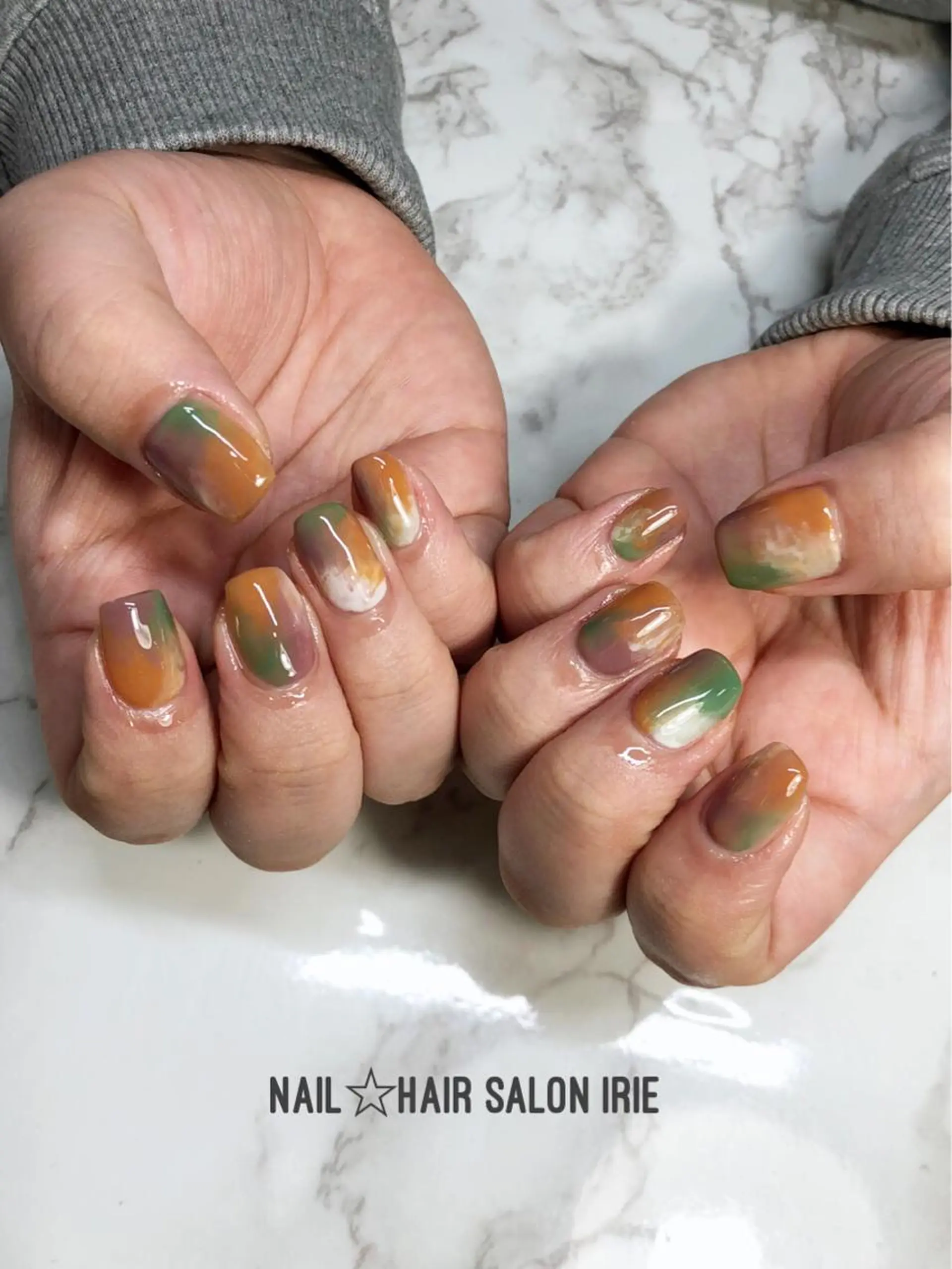 ネイル ハンドネイル Hair salon Irie所属・與儀 知佳のネイルデザイン