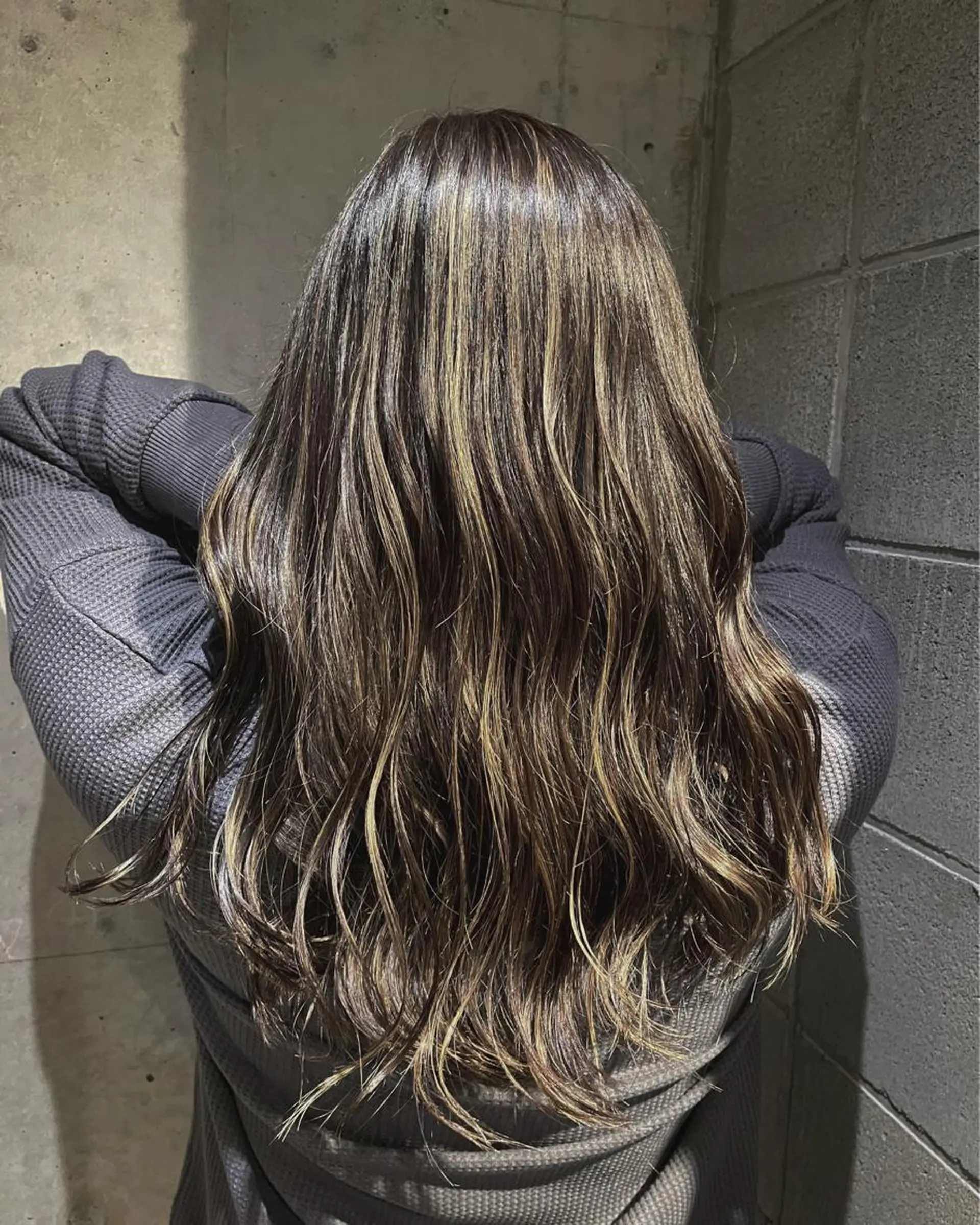 ロング カット ヘアカラー トリートメント PaRtage 大宮 East所属・日比崚介🍀 おくれげ小顔カットのヘアスタイル