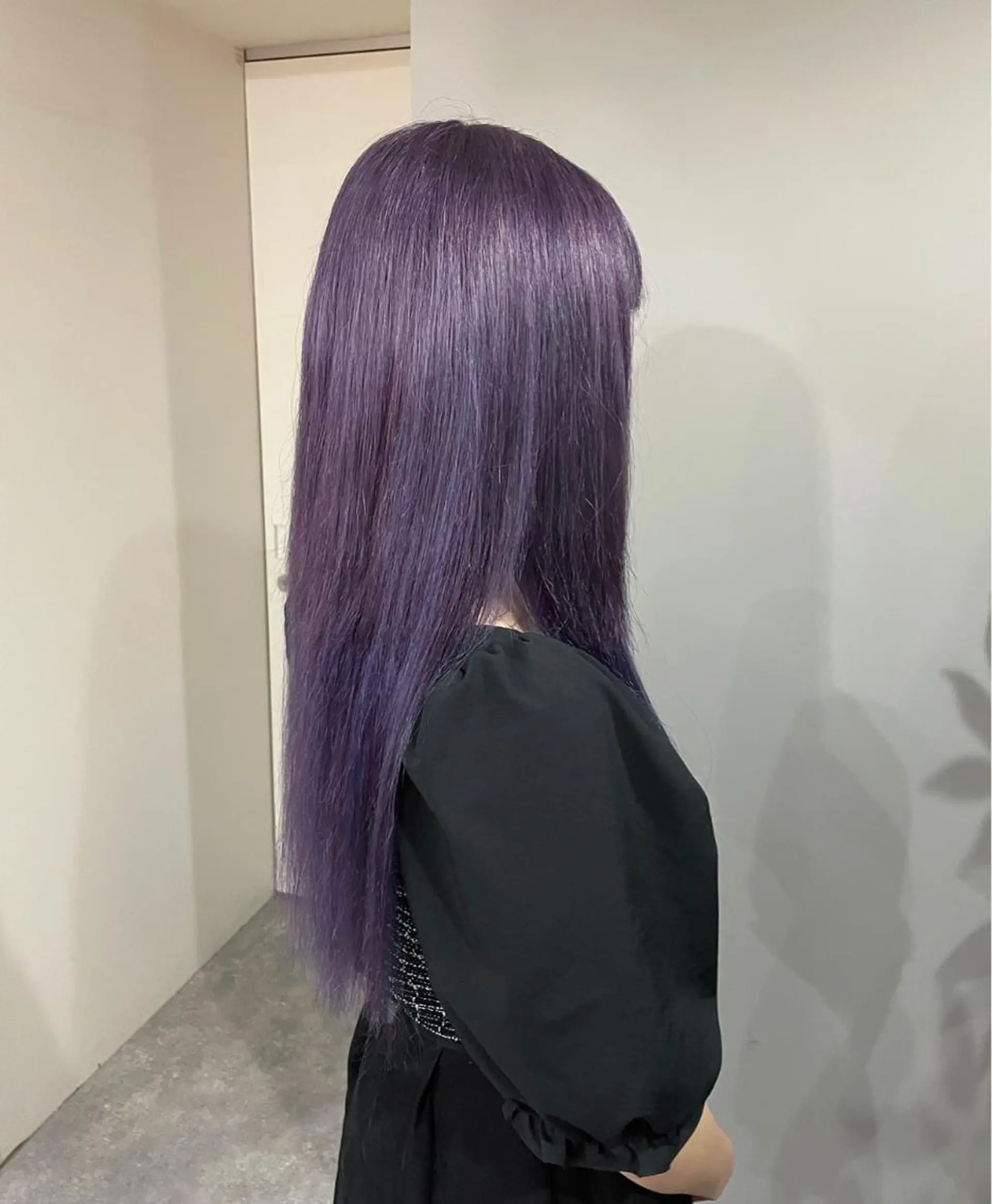 ロング パープルカラー ヘアカラー soyon心斎橋所属・♡透明感/艶カラー/ M a I ♡のヘアスタイル