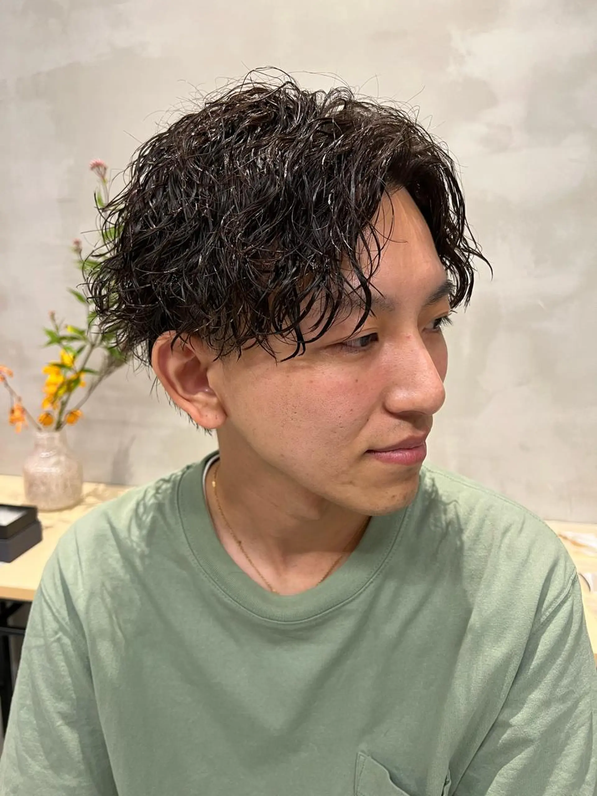 メンズ カット パーマ 渥美祐耶 【メンズカット】のヘアスタイル