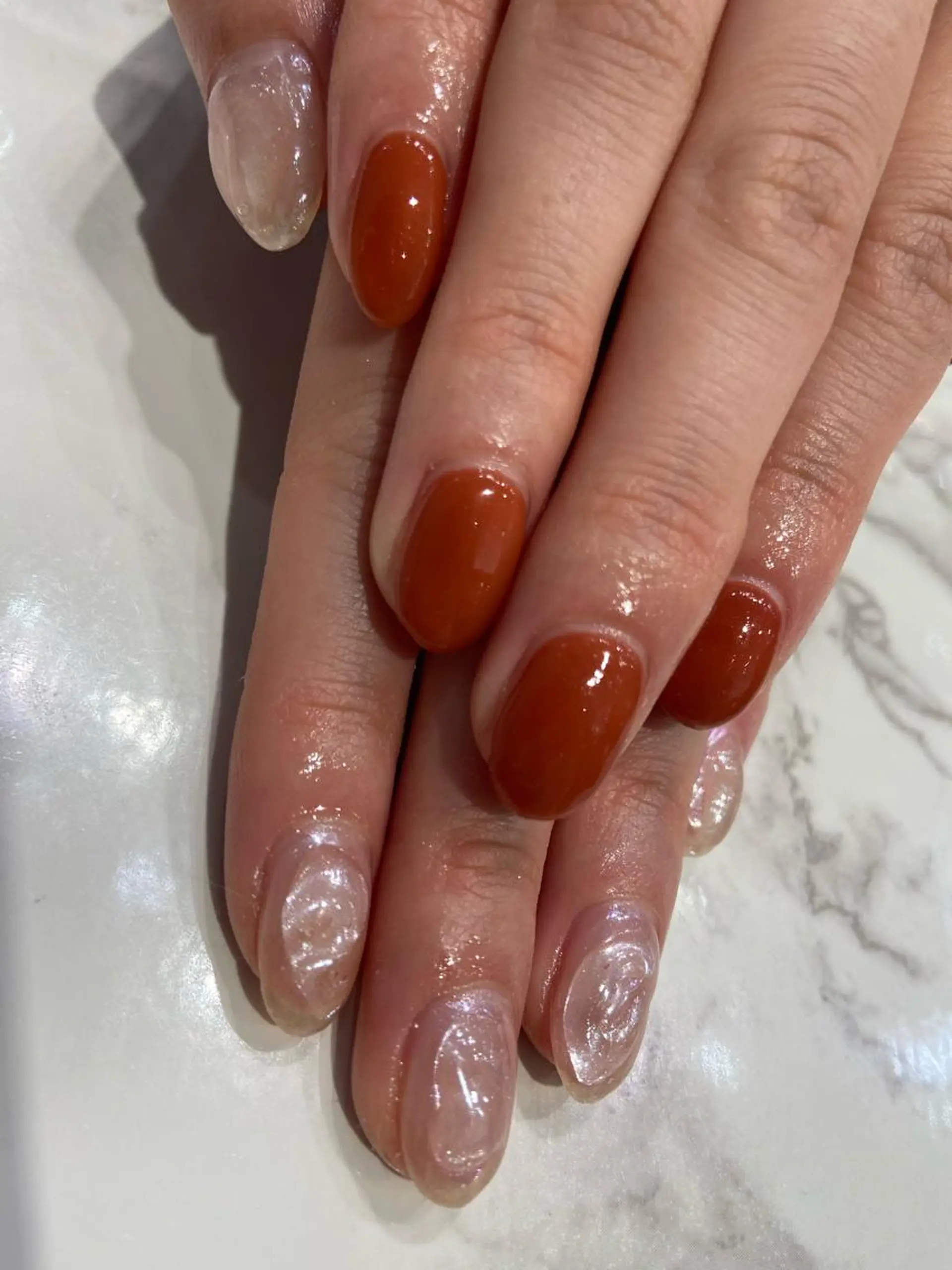 ネイル ハンドネイル 🧸プルエクステ❤︎ ネイルKAO🧸のヘアスタイル