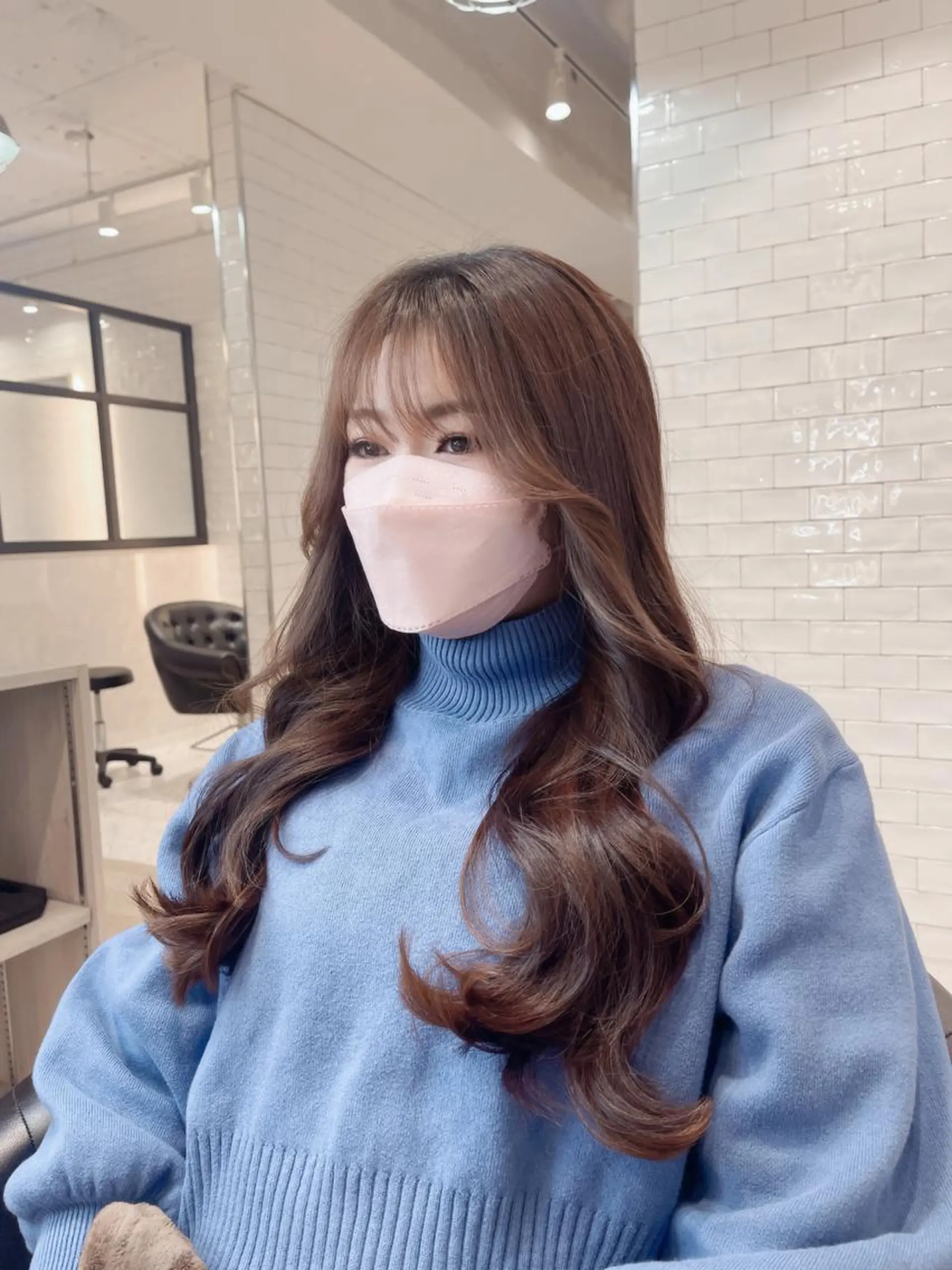 ロング カラー トリートメント &chaLme   心斎橋所属・emi/髪質改善/ 韓国風/艶カラーのヘアスタイル