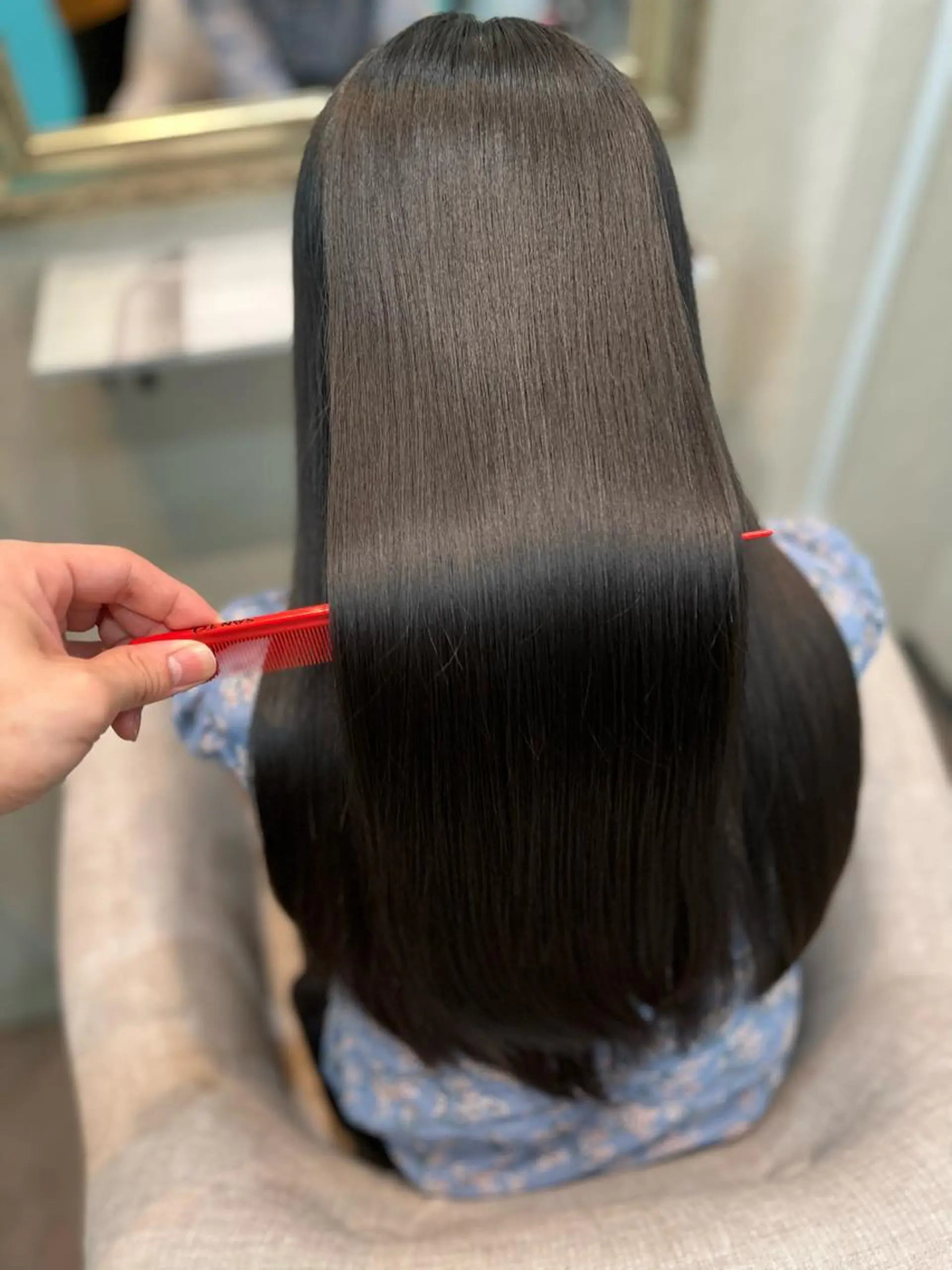 ロング 髪質改善 ロング 縮毛矯正 トリートメント トリートメント ヘッドスパ ヘアセット seta新宿所属・髪質改善/縮毛矯正 芹沢のヘアスタイル