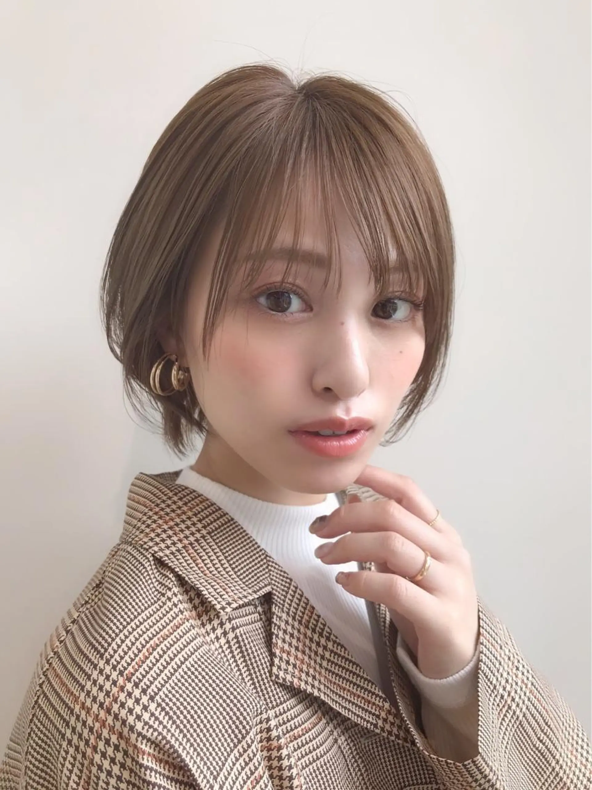 ショート カット ヘアカラー トリートメント イメチェンカット✂️ 錦糸町佐藤店長のヘアスタイル