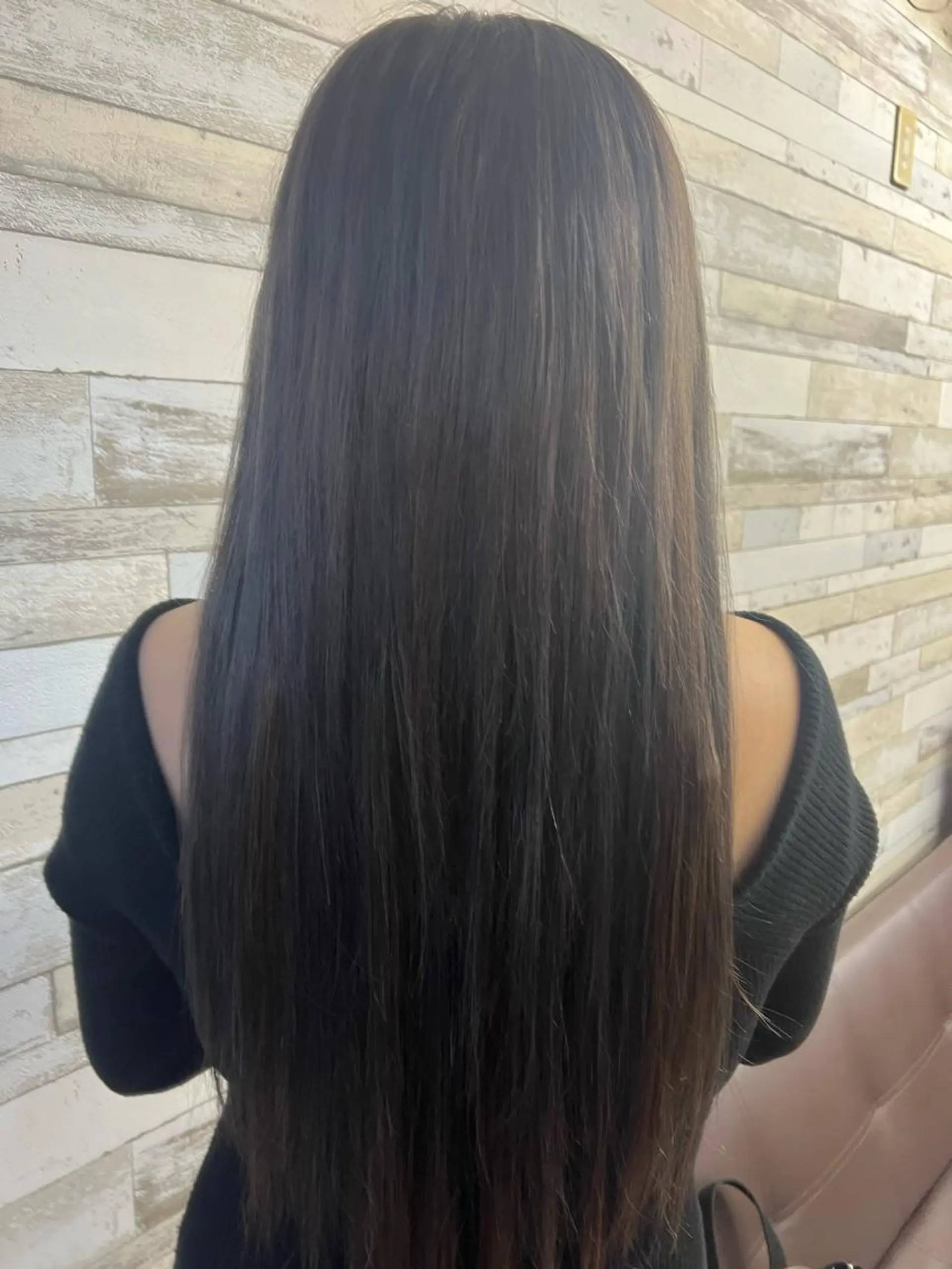 ロング シールエクステ エクステ B-W ⭐️REIKOのヘアスタイル