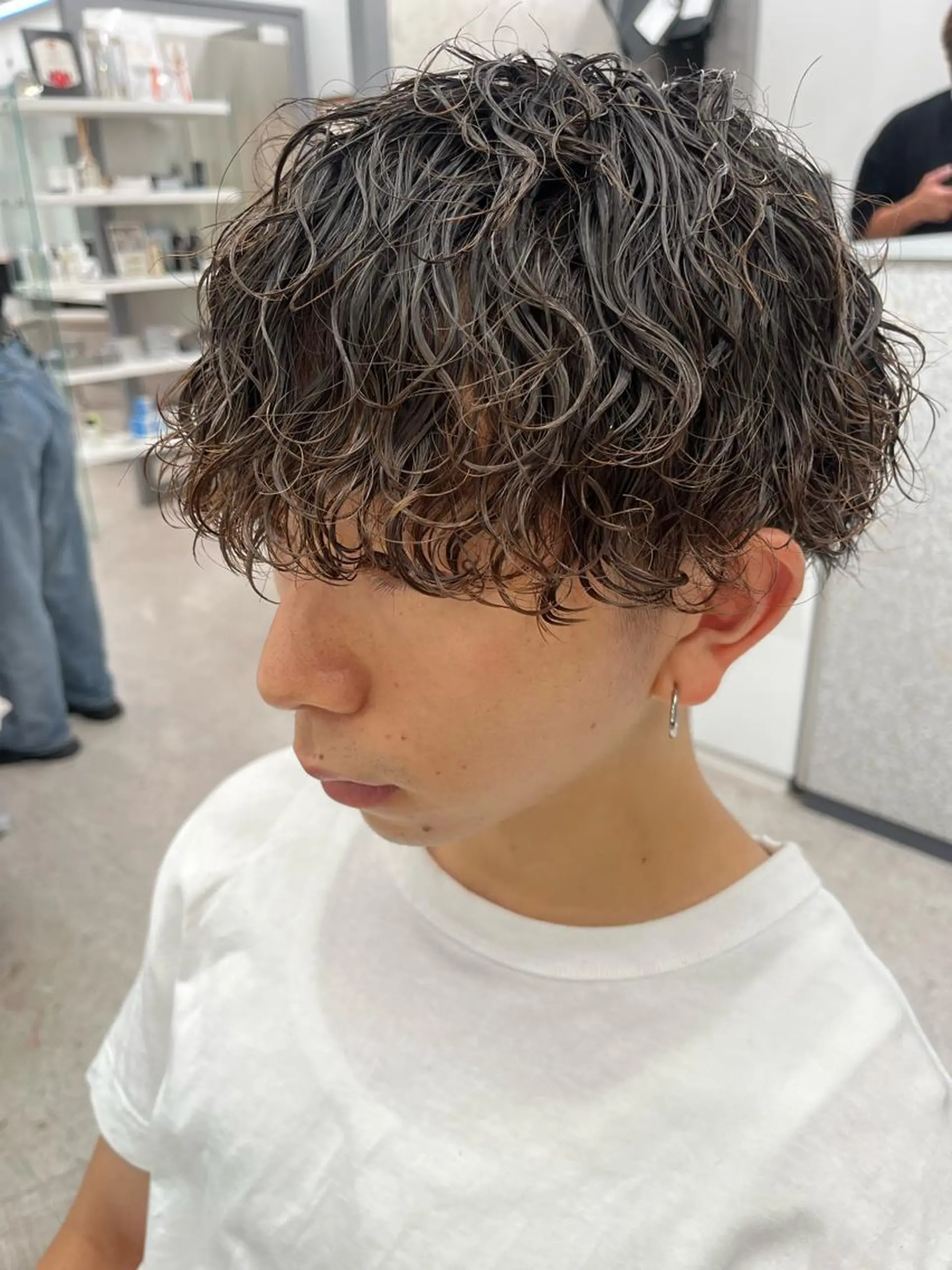 パーマ メンズ カット パーマ 🍐シャドウパーマ メンズ特化/守岡🍐のヘアスタイル