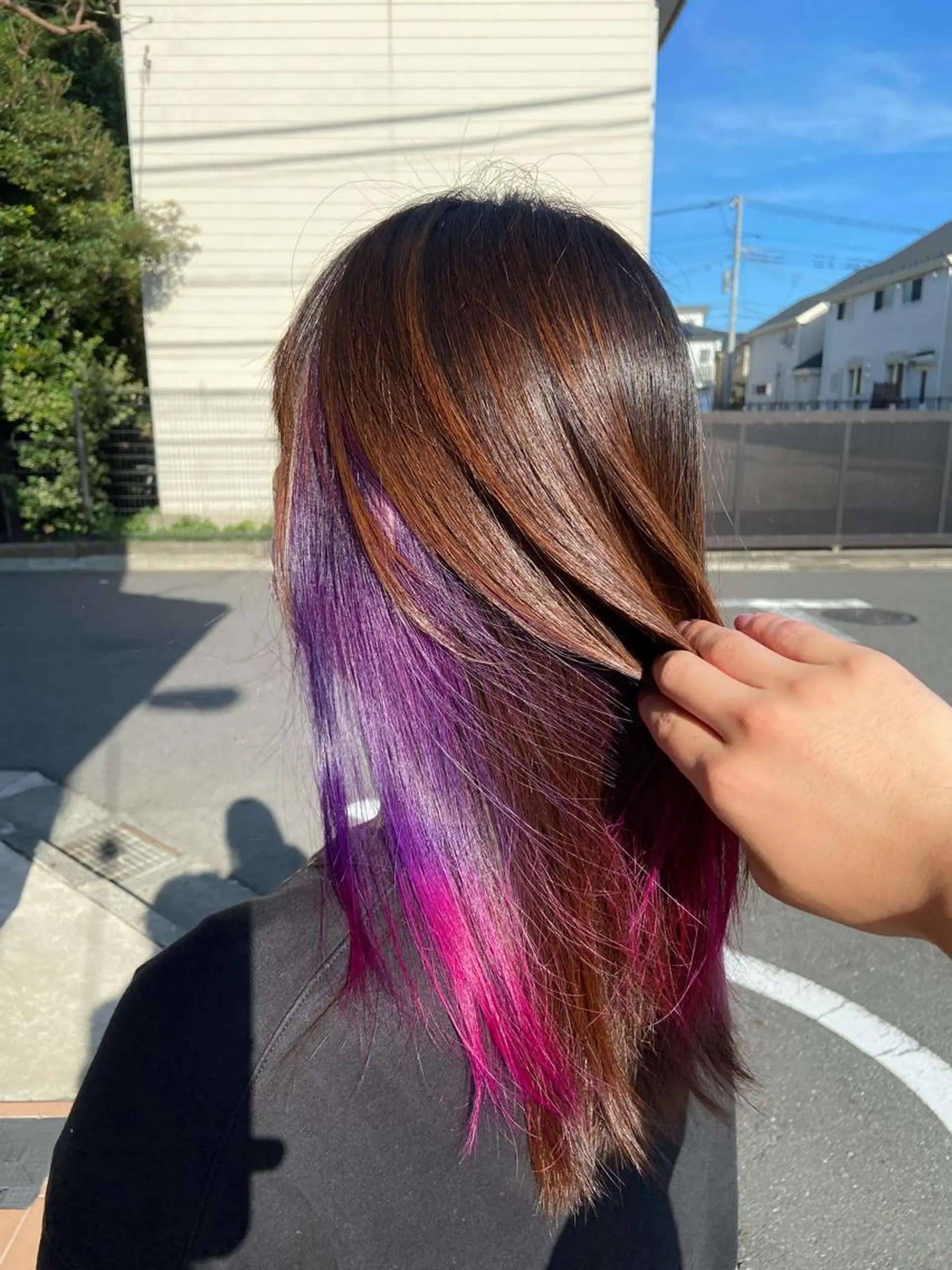 ミディアム カラー 🪼高評価🪼 💎柴崎の藤咲💎のヘアスタイル