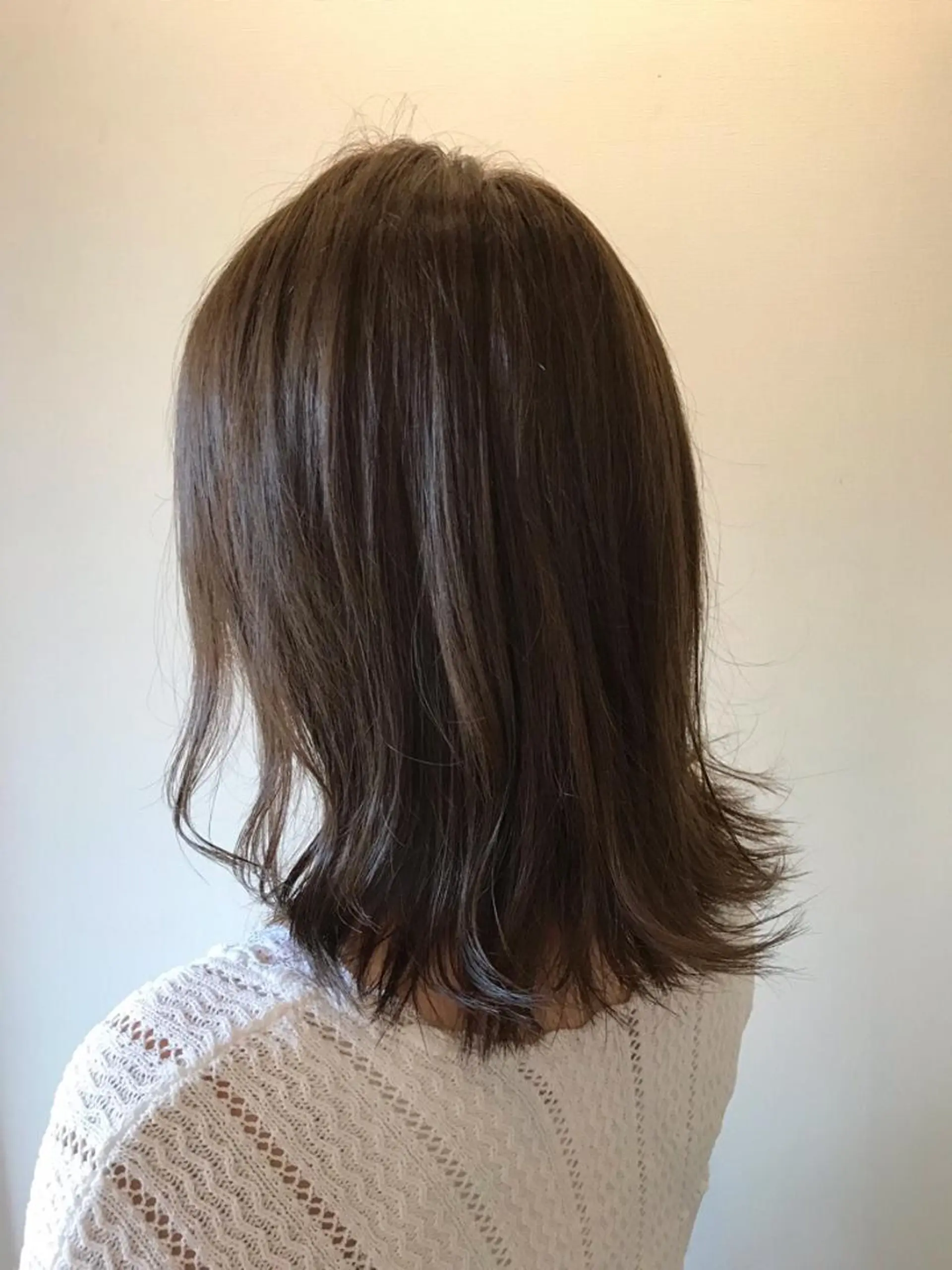 セミロング アッシュ カット ヘアカラー トリートメント メンズカット/パーマ 深浦　庄晴のヘアスタイル