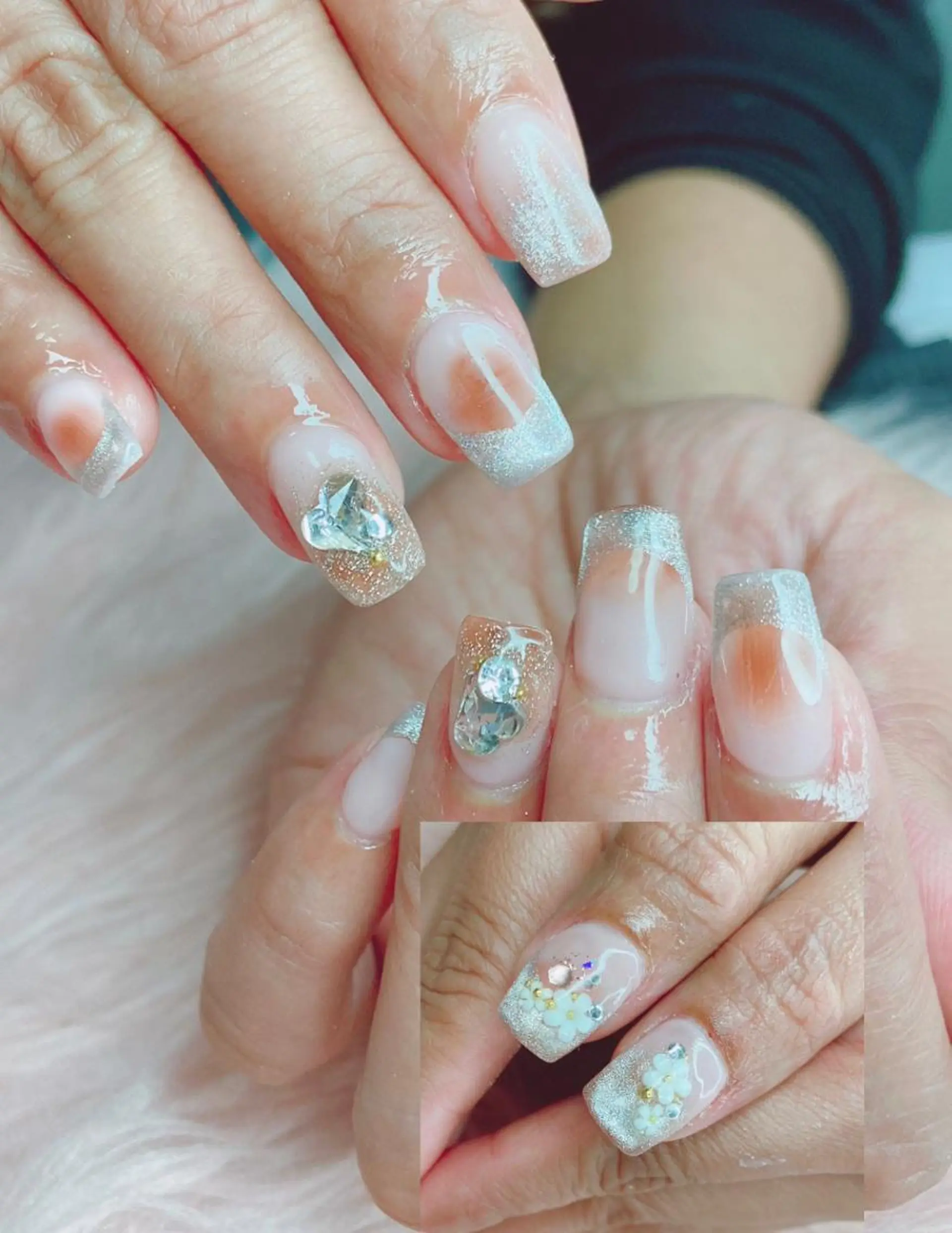 ネイル 長さ出し ジェルネイル HandSnail自宅サロン所属・HandSnail 座間自宅ネイルサロンのネイルデザイン