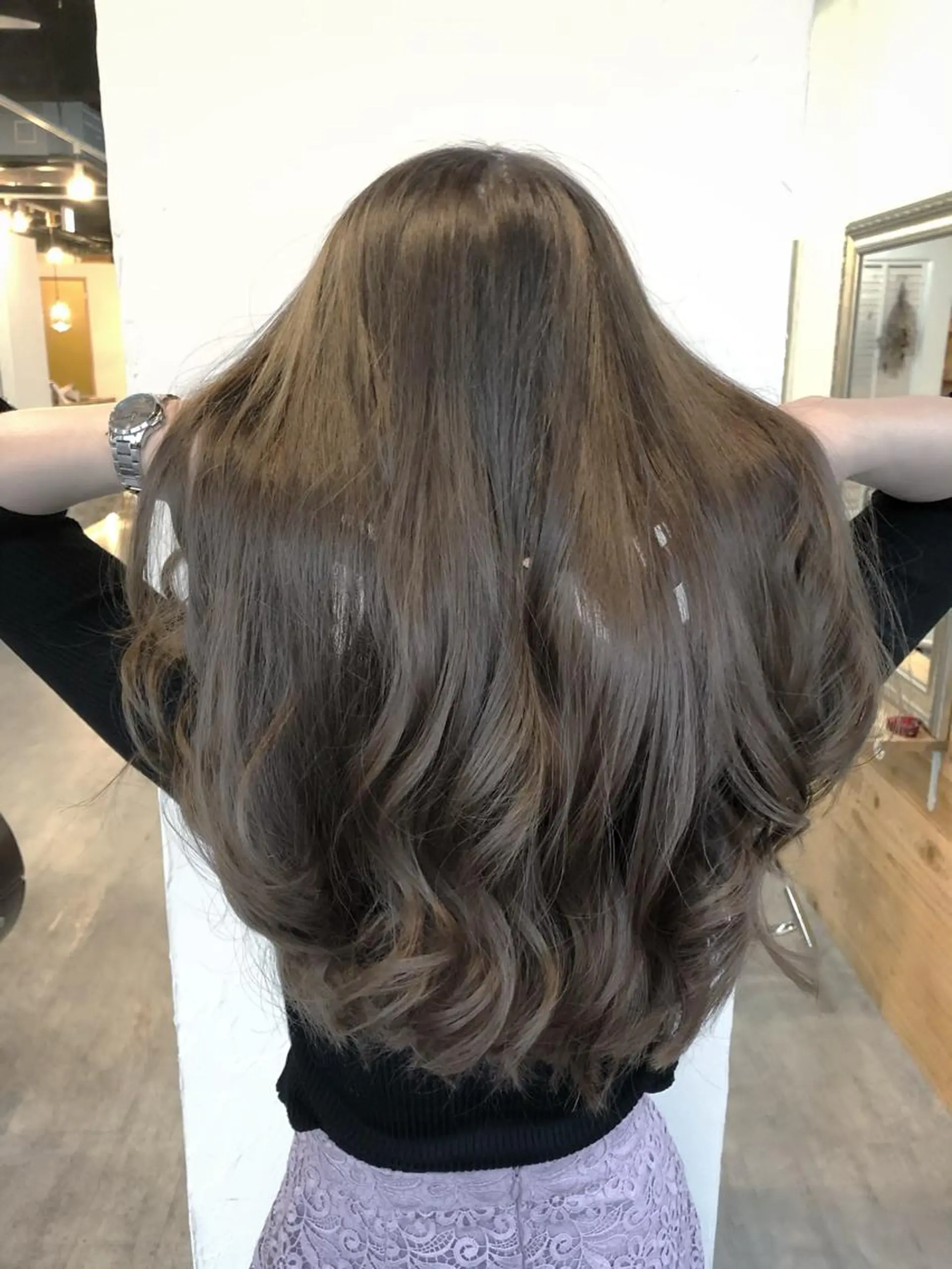 ロング ヘアカラー トリートメント ✨艶感/透け感✨Sherry所属・艶髪/ハイトーン Sherryのヘアスタイル