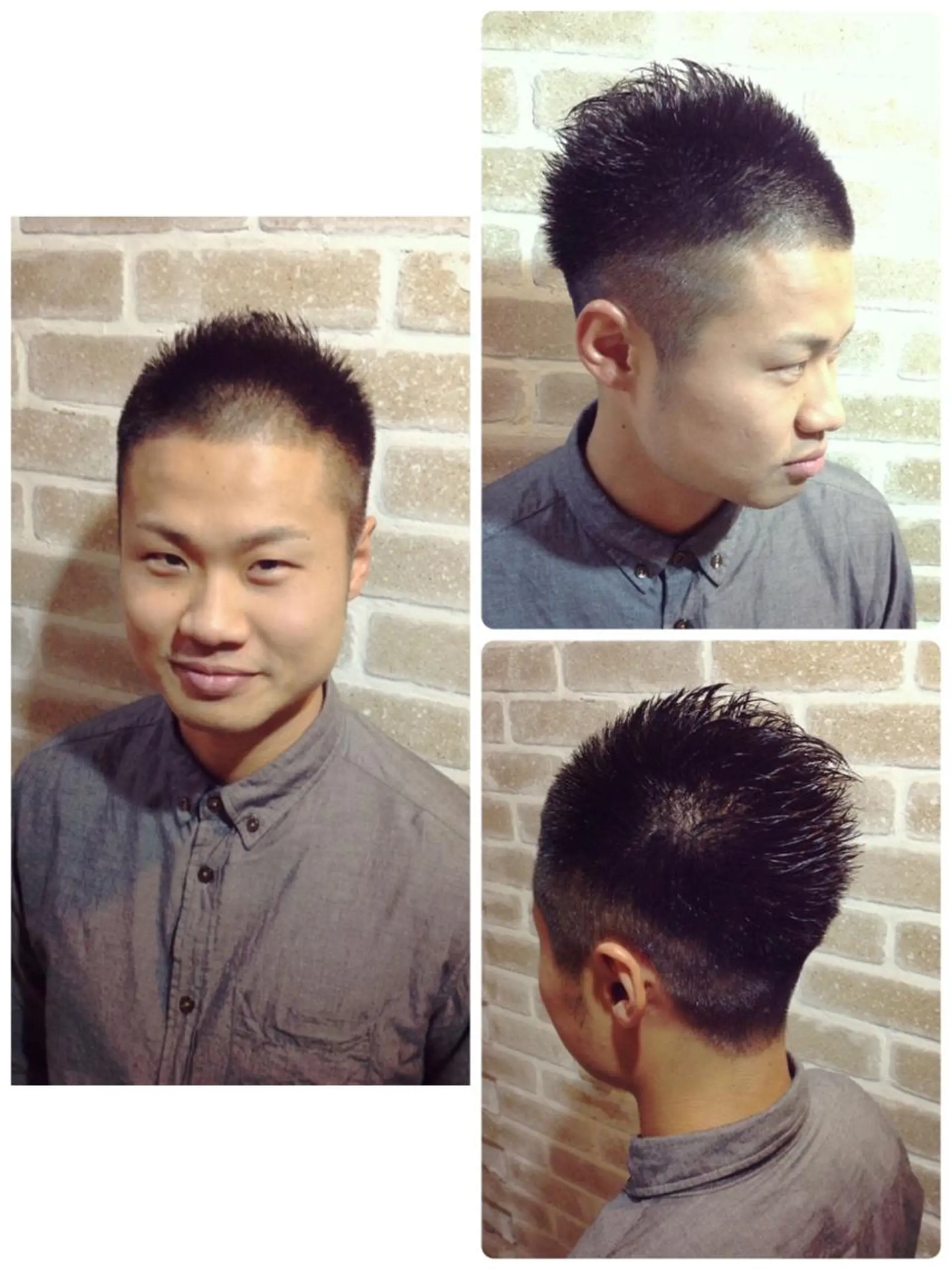 ショート メンズ 刈り上げ パパで店長な戸田 健治【ショートヘア】のヘアスタイル