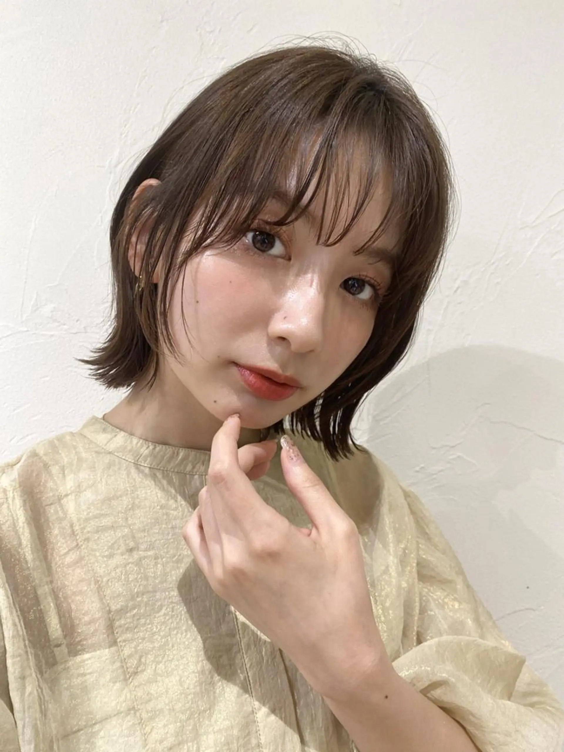 ミディアム カット メグ🫧 ケアスタイリスト✨のヘアスタイル