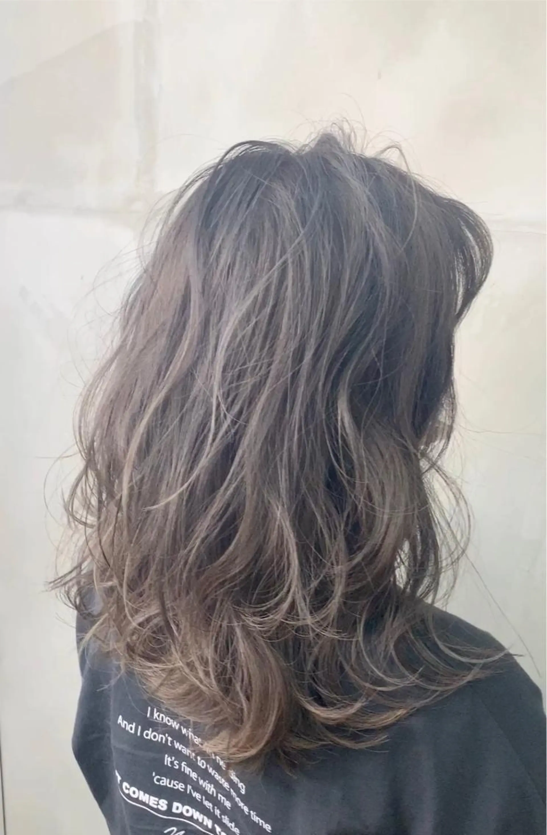 ミディアム カット ヘアカラー トリートメント 河野 圭三のヘアスタイル