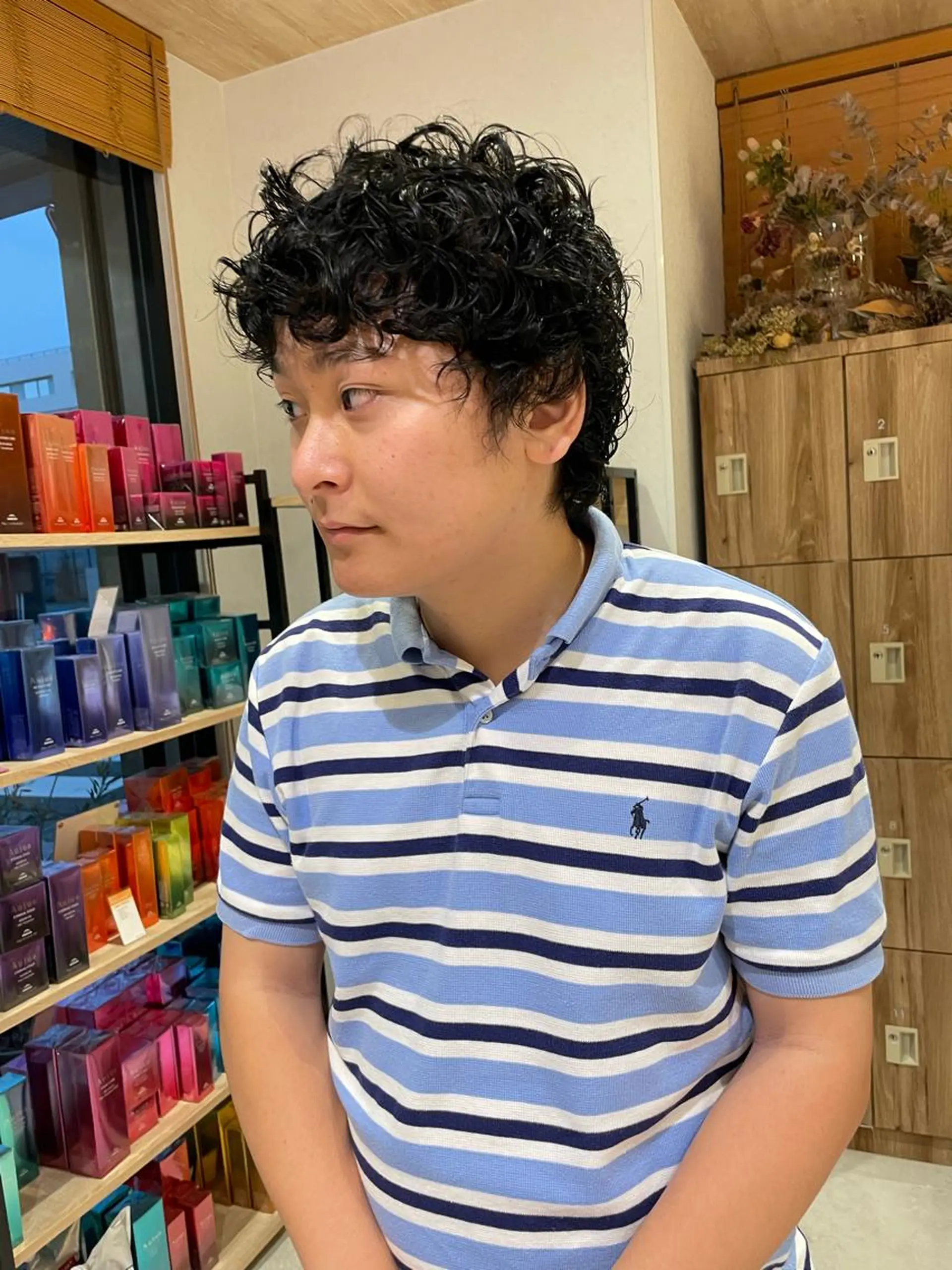 ショート パーマ メンズ パーマ パーマ指名No1 /namiのヘアスタイル