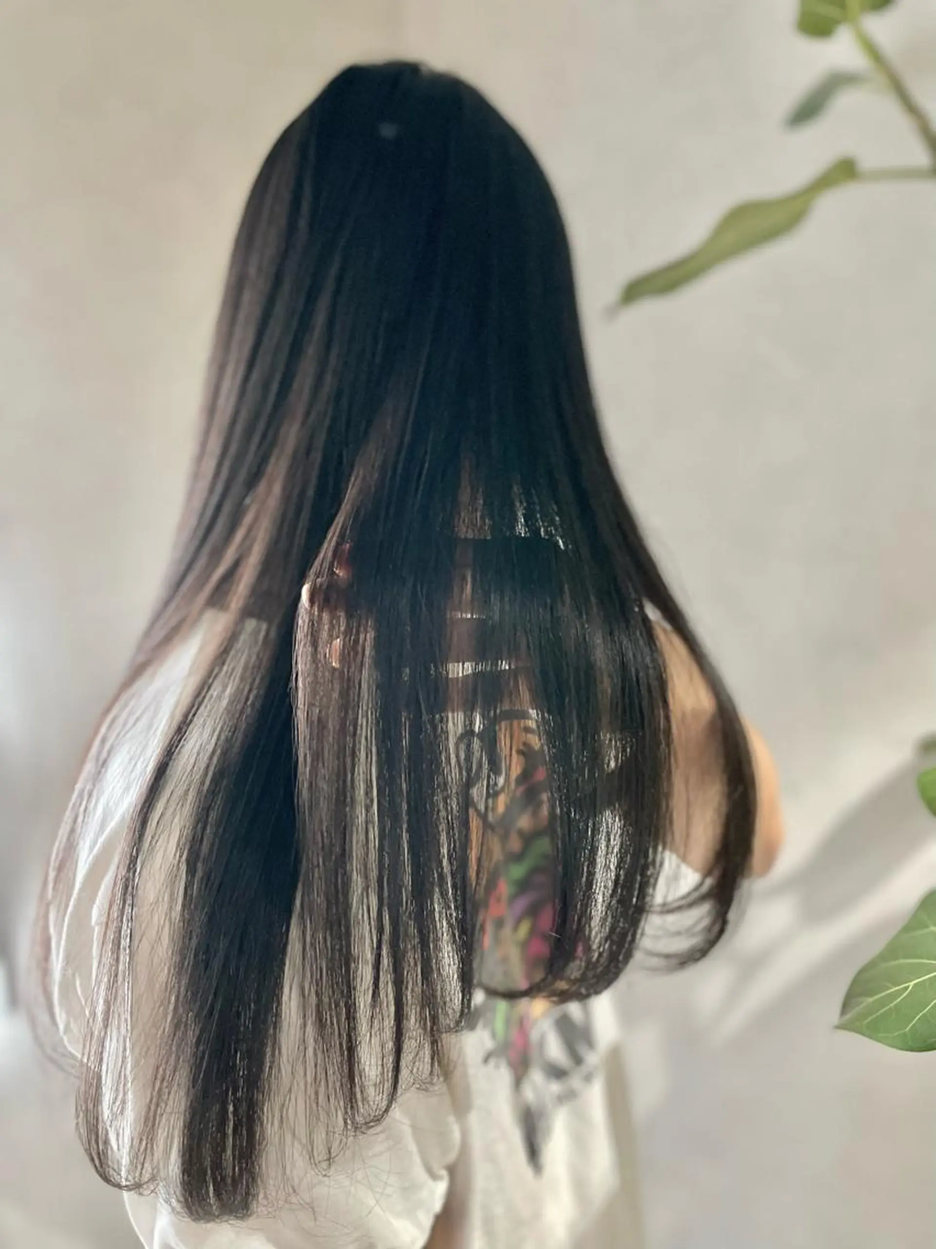 ロング パーマ カット 縮毛矯正 永島 桜のヘアスタイル